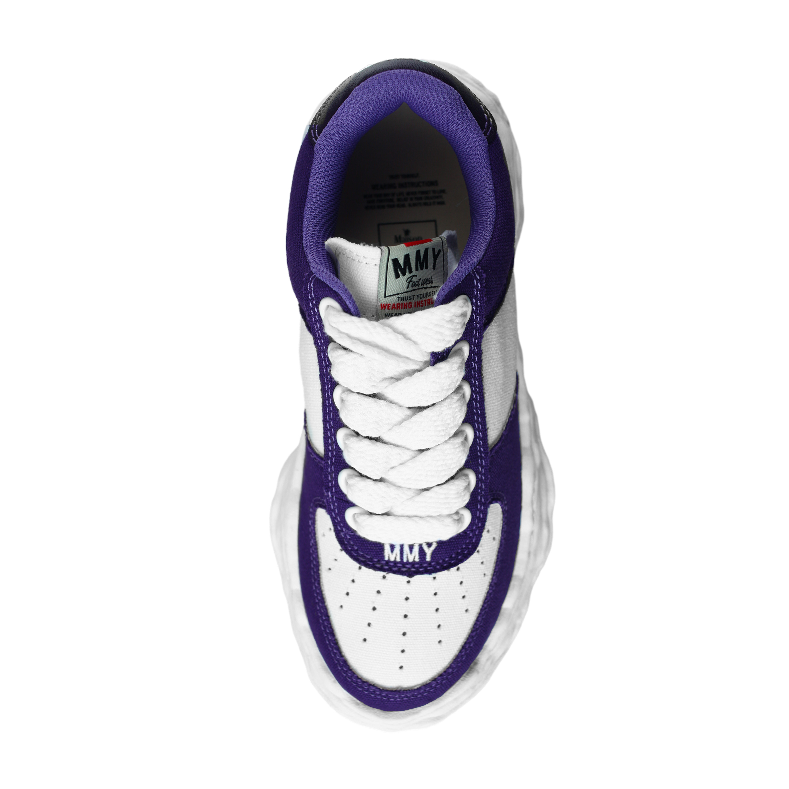 Shop Miharayasuhiro Wayne Low Top Sneakers In Purple