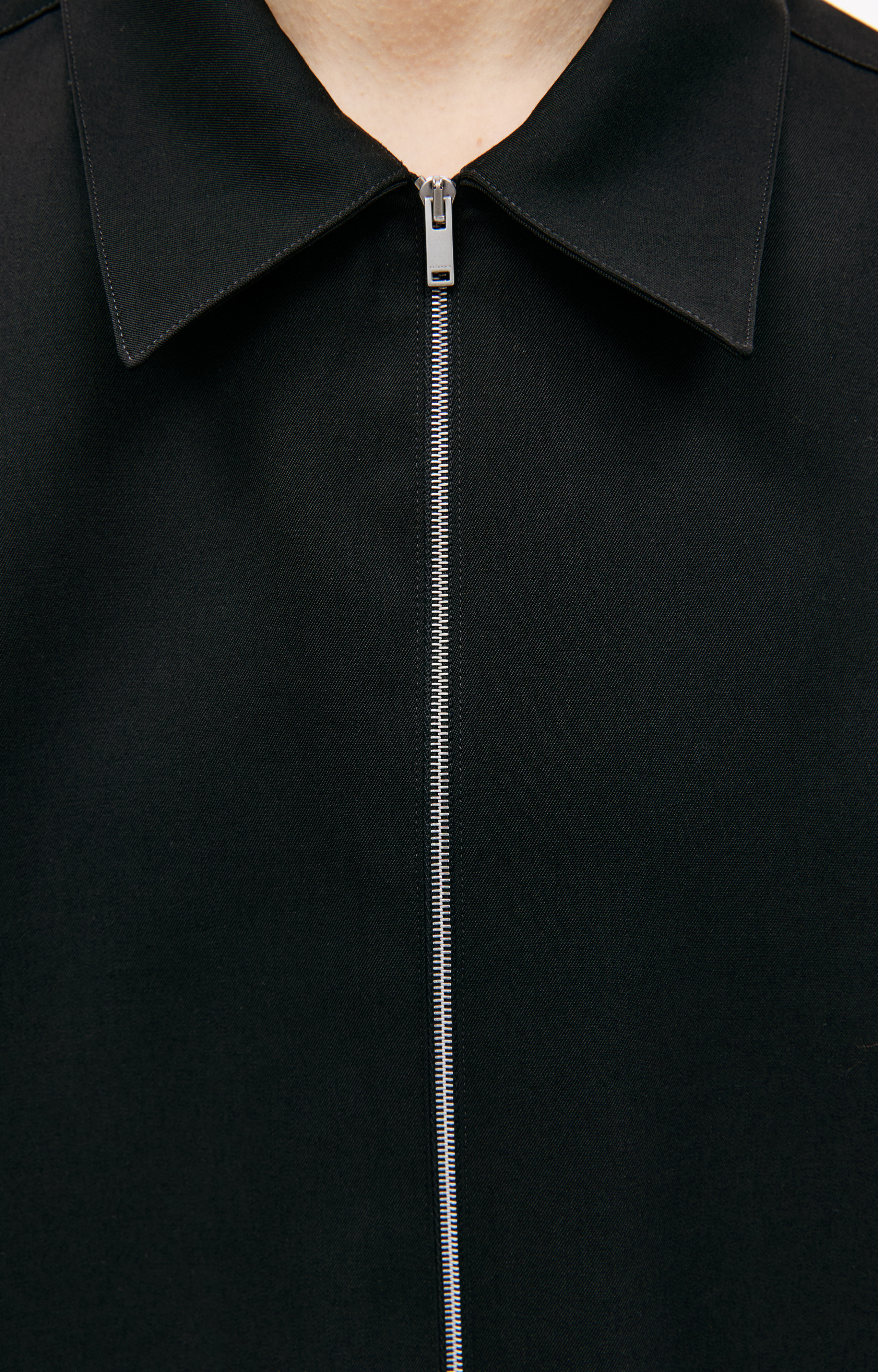 JIL SANDER クロッフトシャケット J03BN0167J40200 001 Buy Jil Sander men black wool blazer with one button for