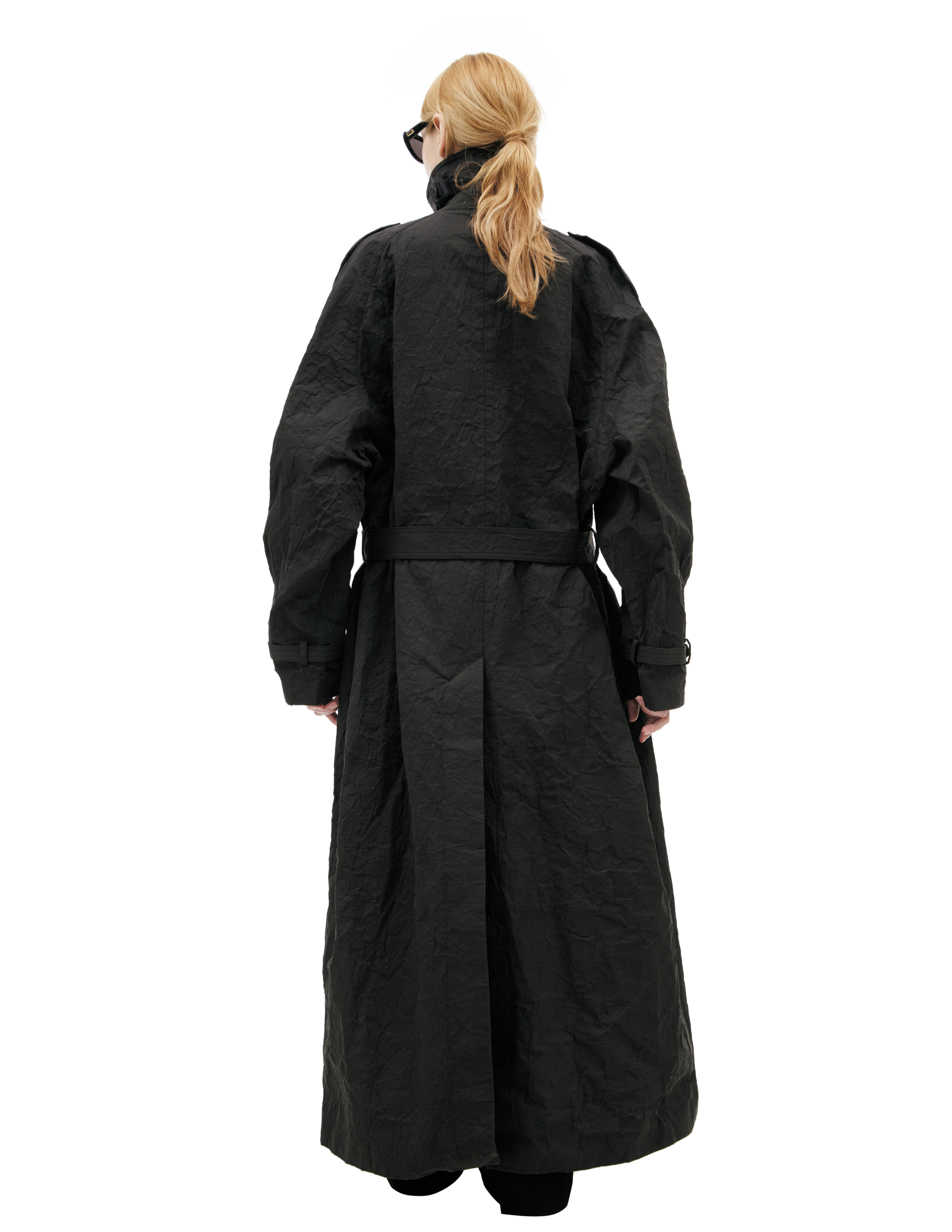 Vetements Double-breasted Trench Coat With Belt