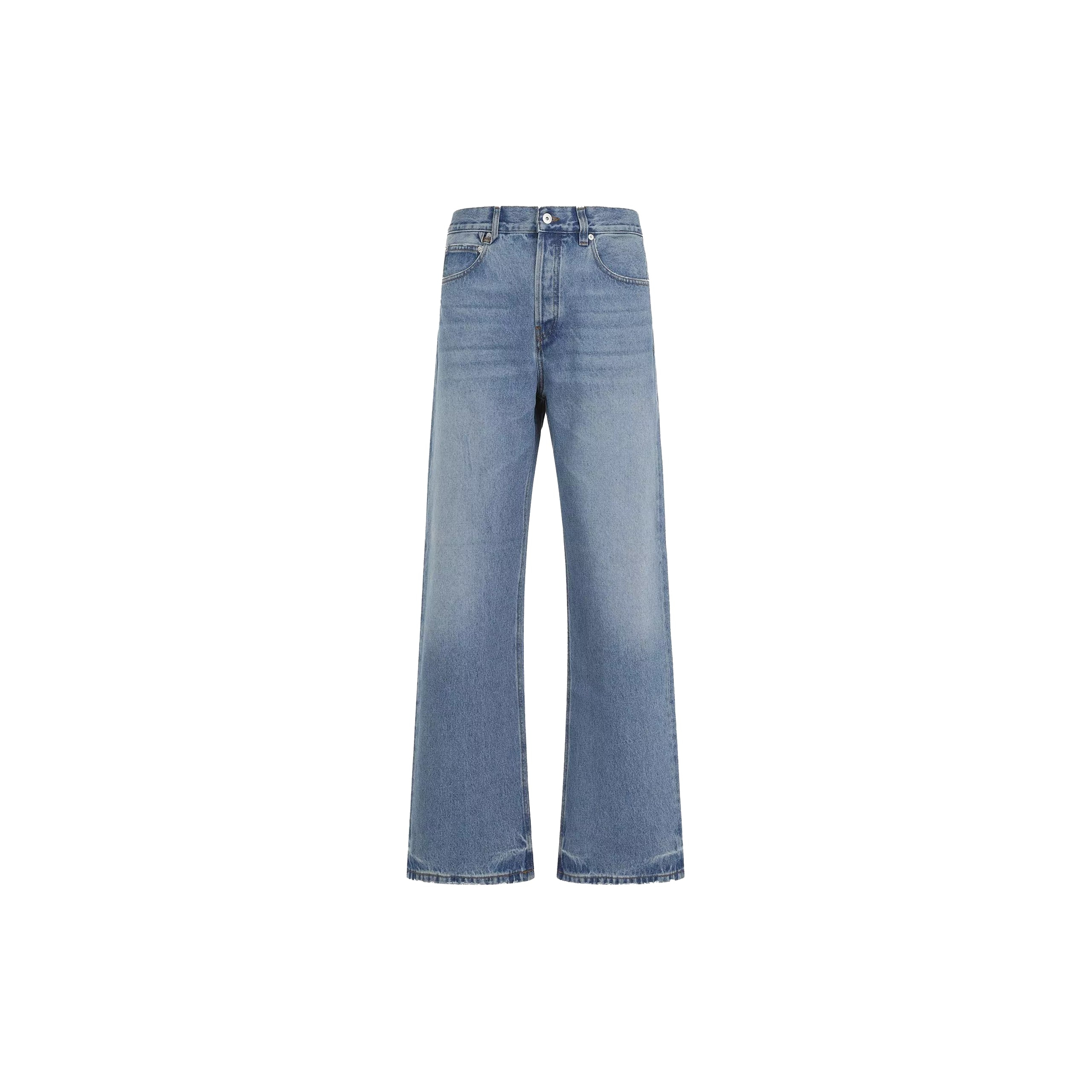 Jacquemus Straight Leg Jeans In Blue