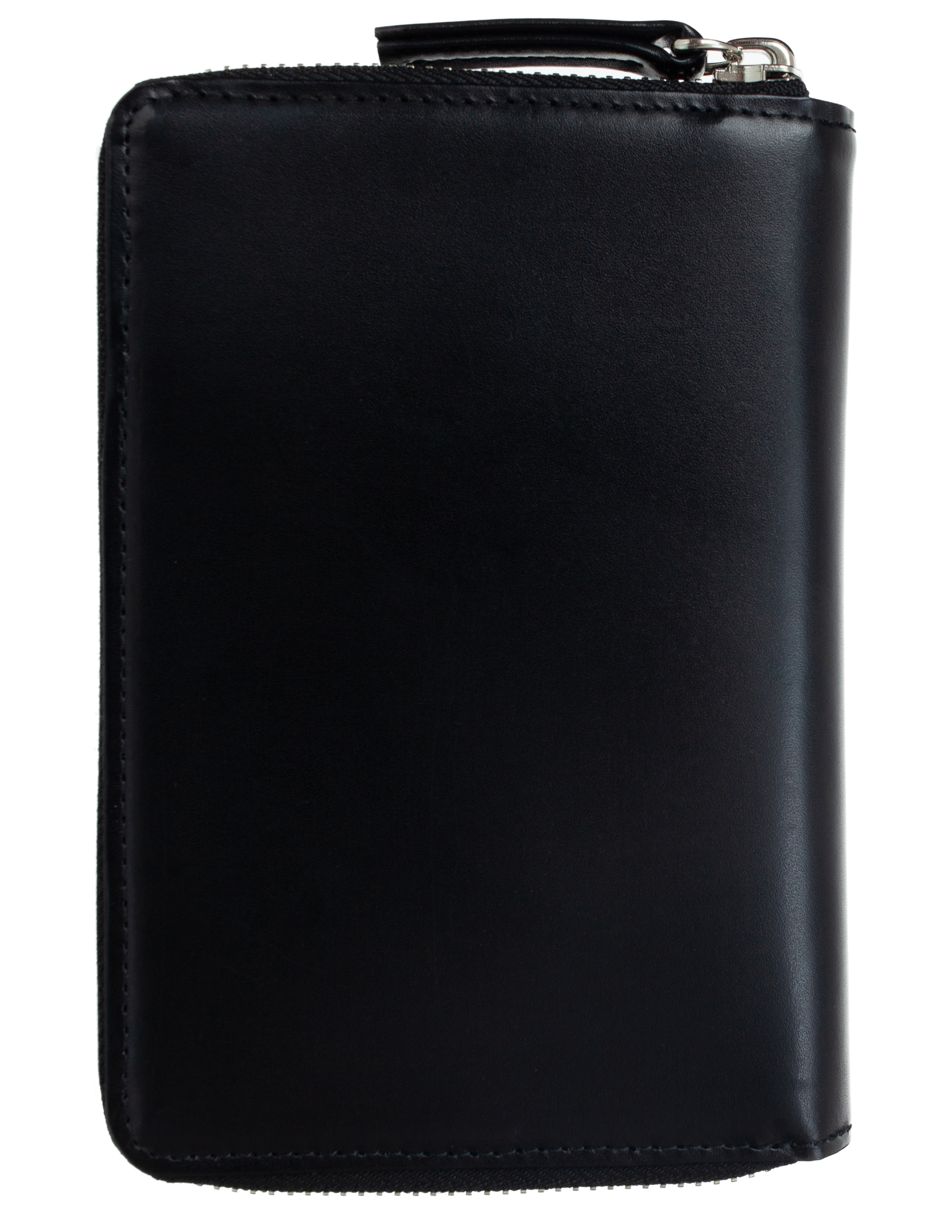 Shop Y's Leather Wallet In Black