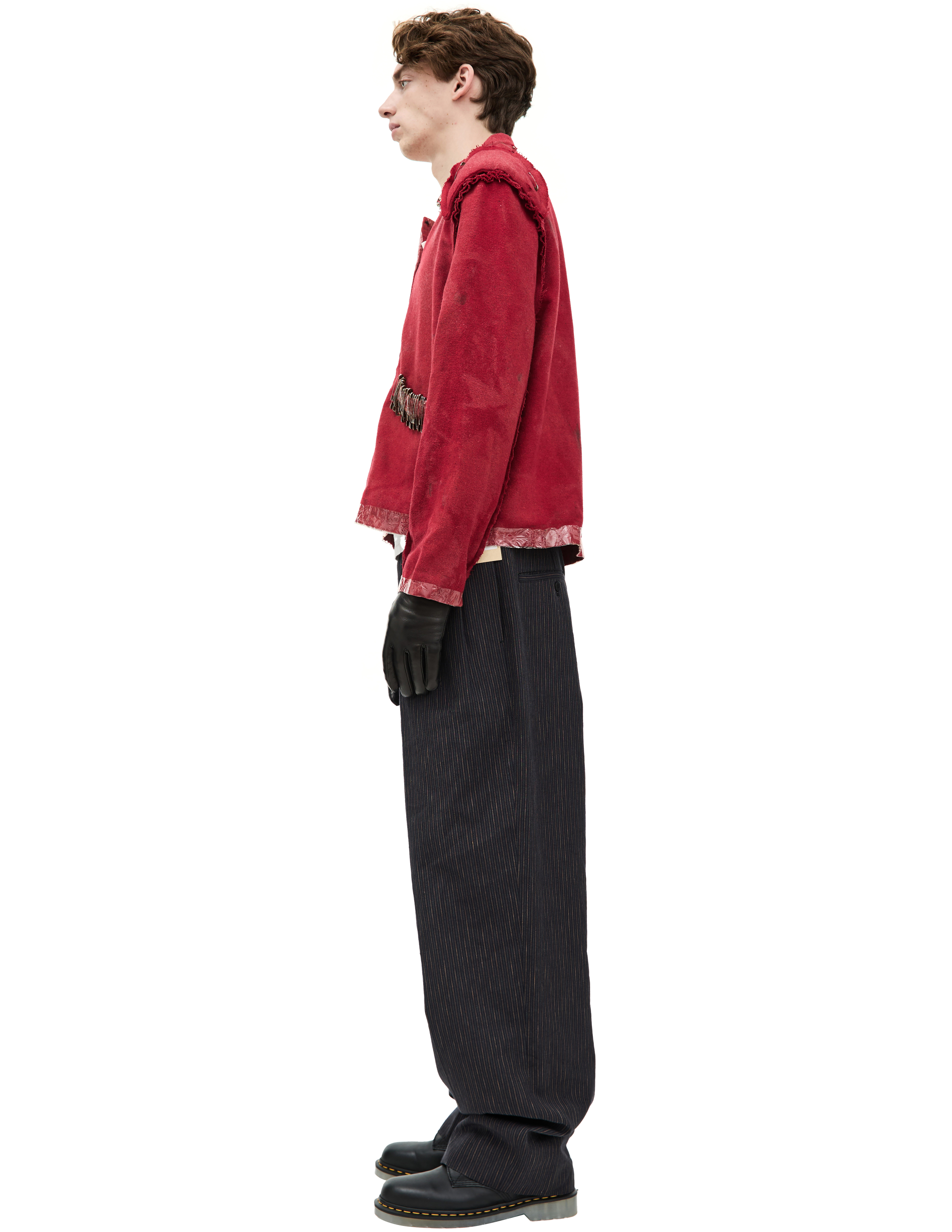 Enfants Riches Deprimes Red Jacket With Pins In Red