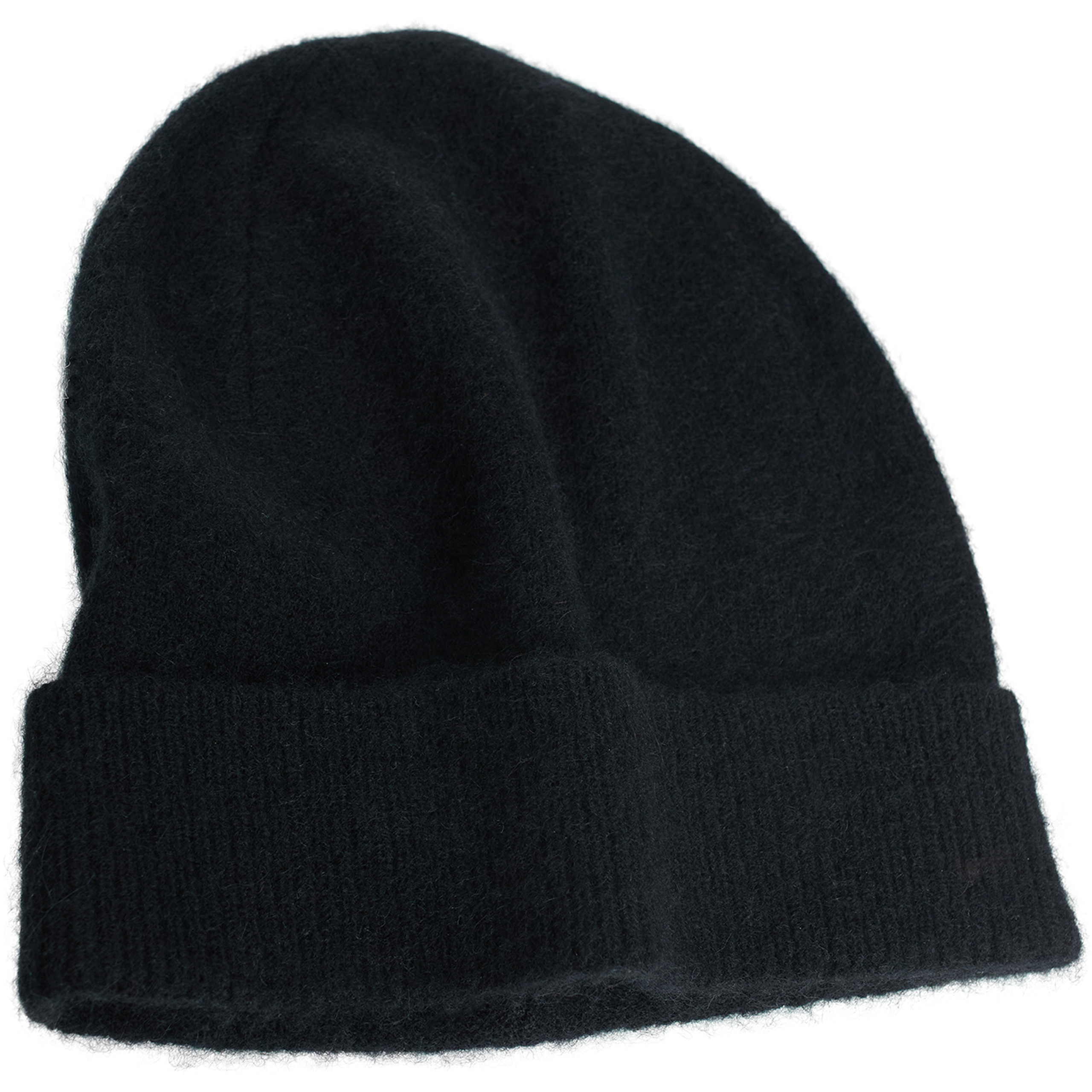 The Row Cashmere Knit Beanie In Black