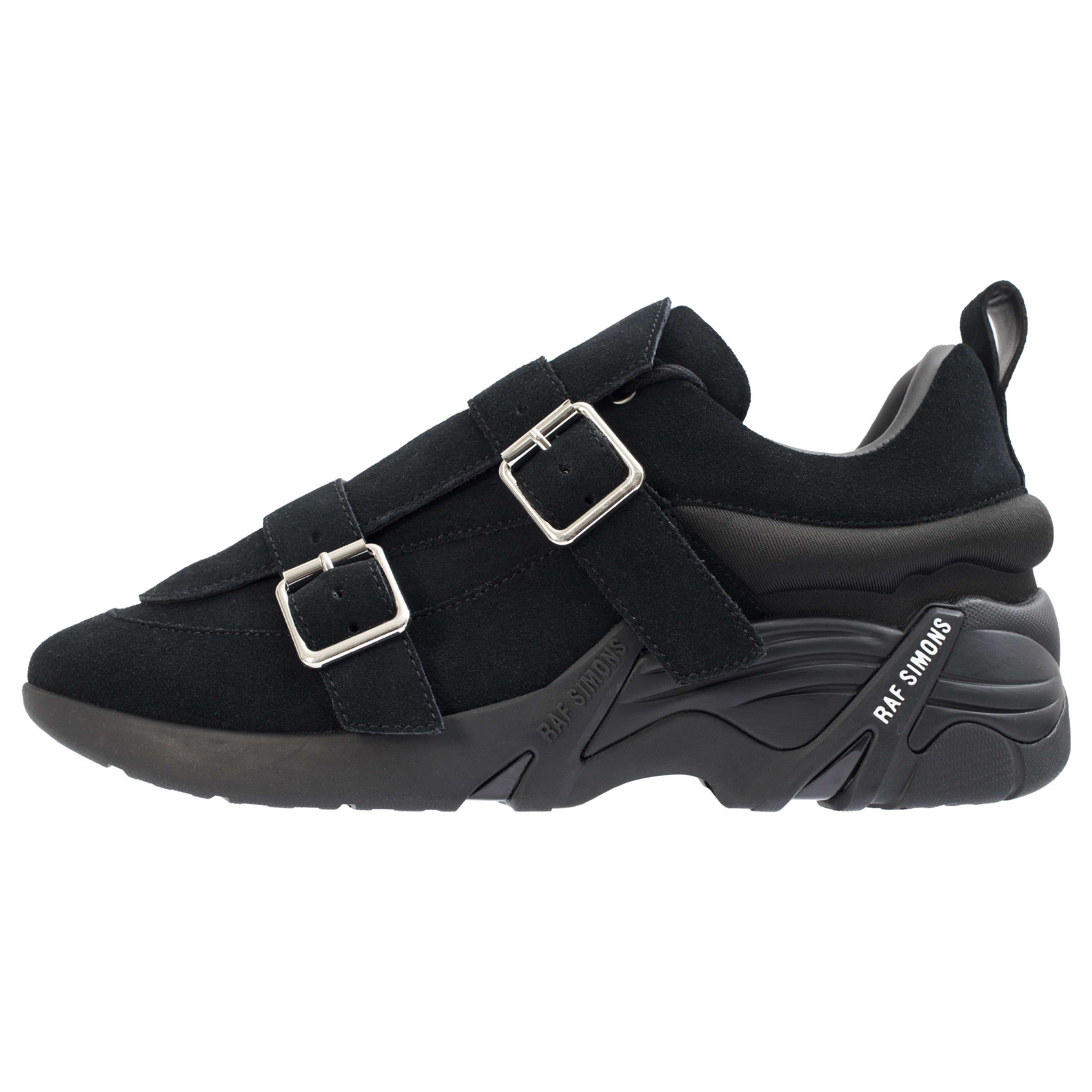 Raf Simons Astra Faux Leather Slide Sandals In Black | ModeSens