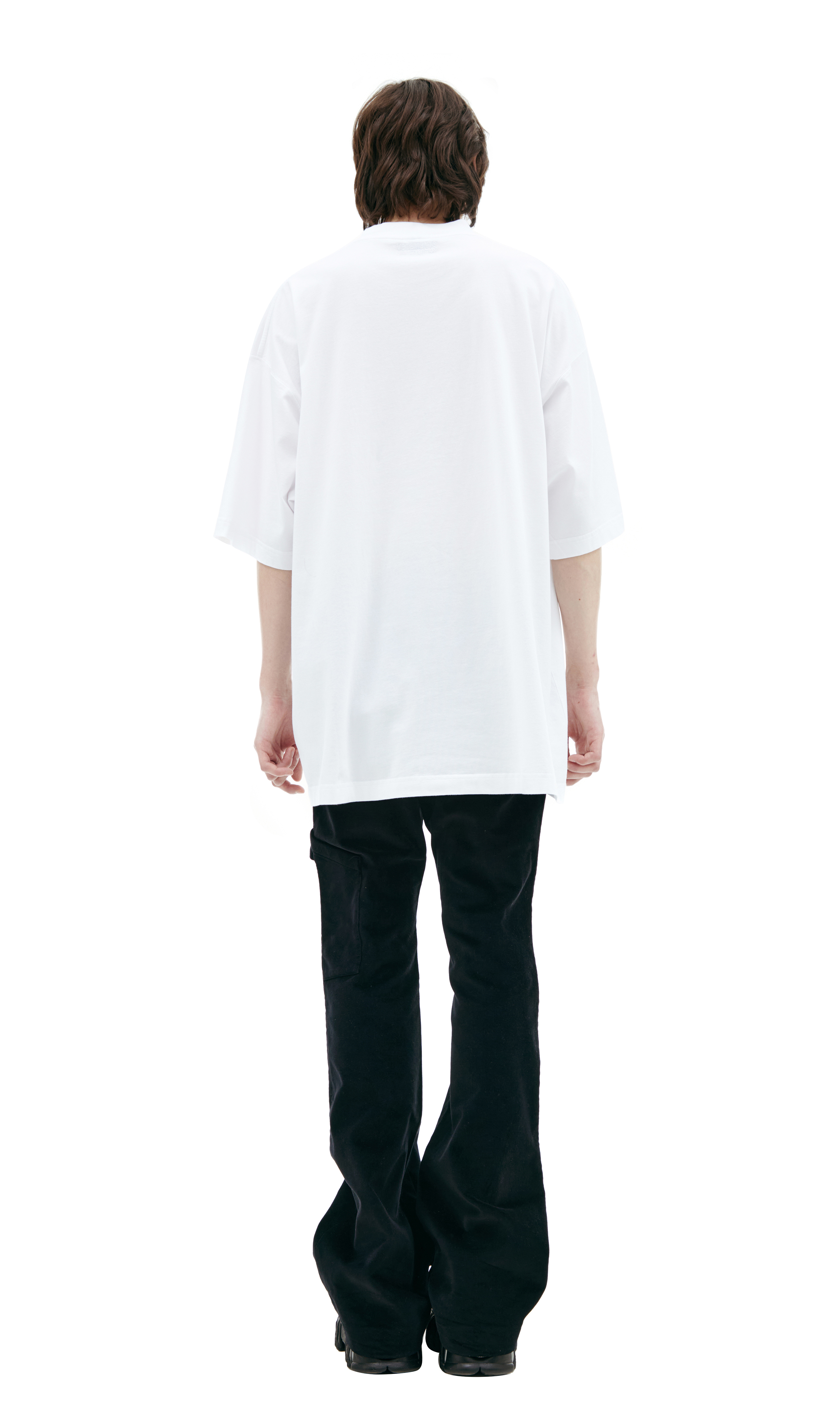 Buy VETEMENTS women white t-shirt 'we buy things' for $348