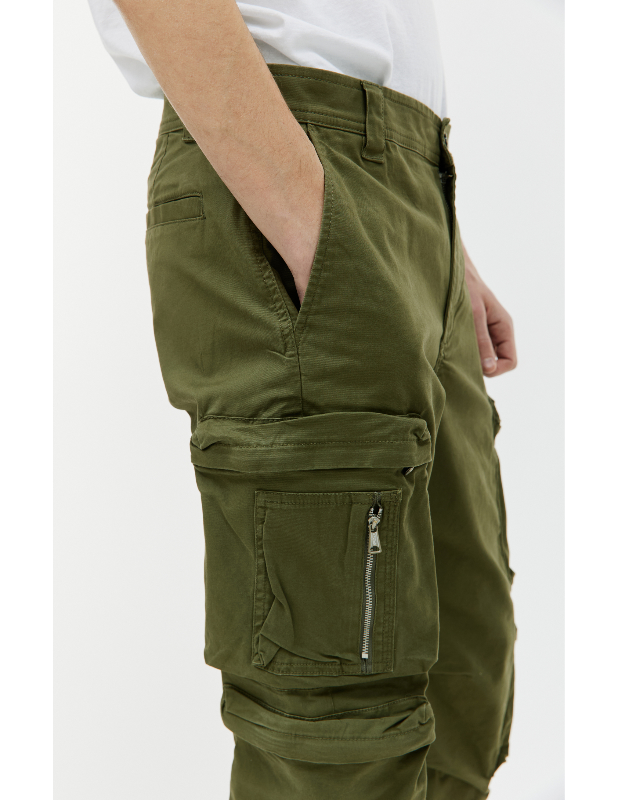 Shop Diesel P-arlem Сargo Trousers In Khaki