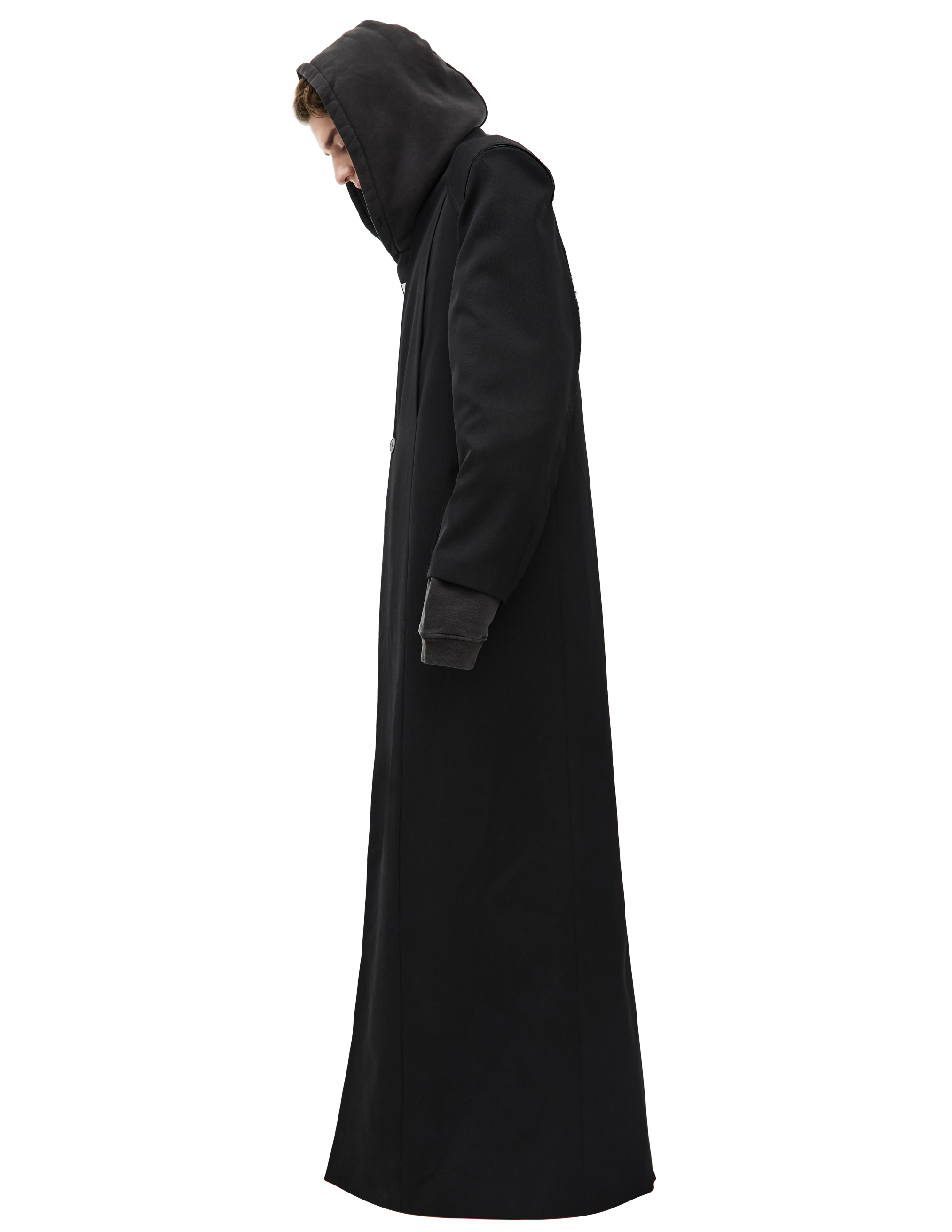 Enfants Riches Deprimes Coat With Shoulder Straps In Black