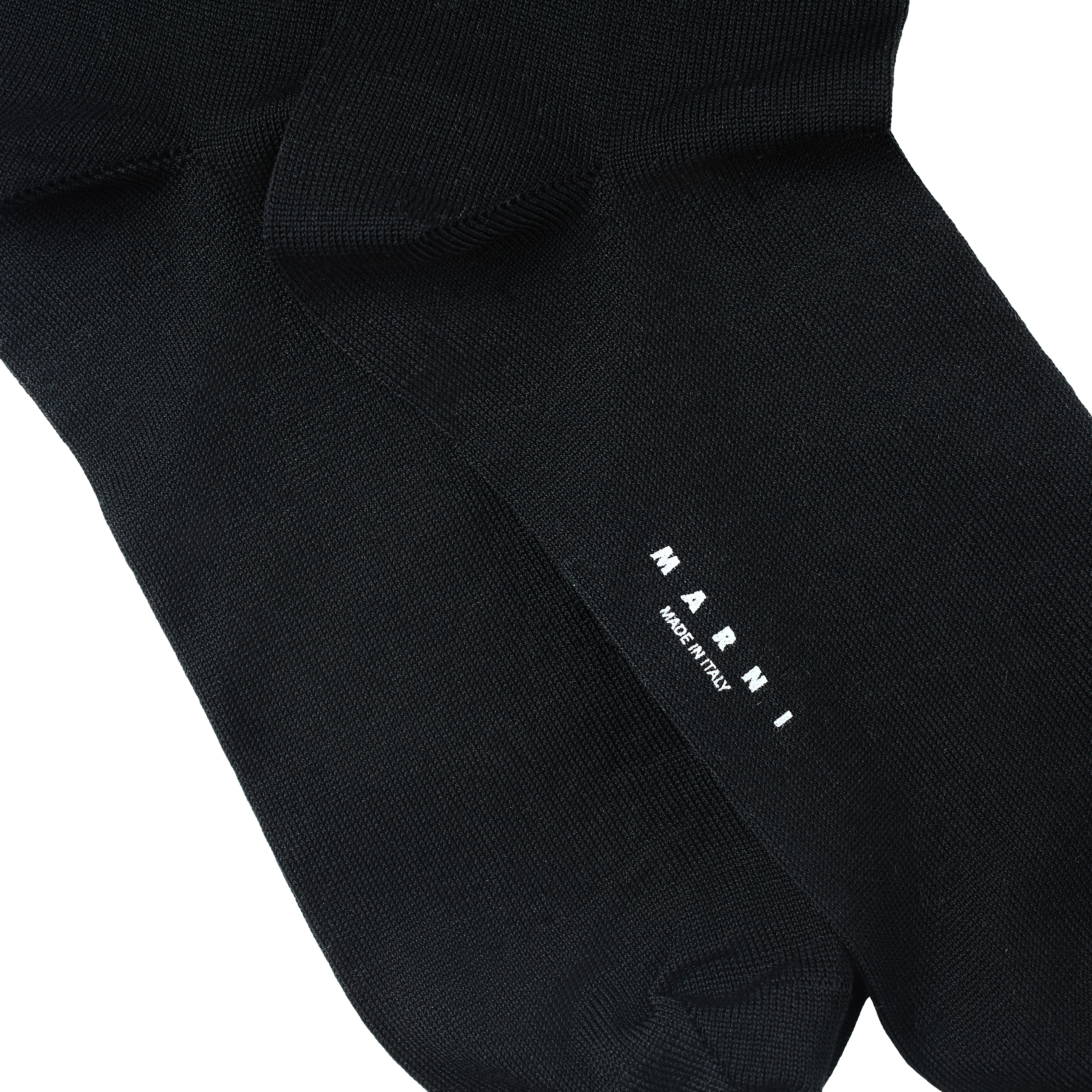 Shop Marni Black Wool Socks