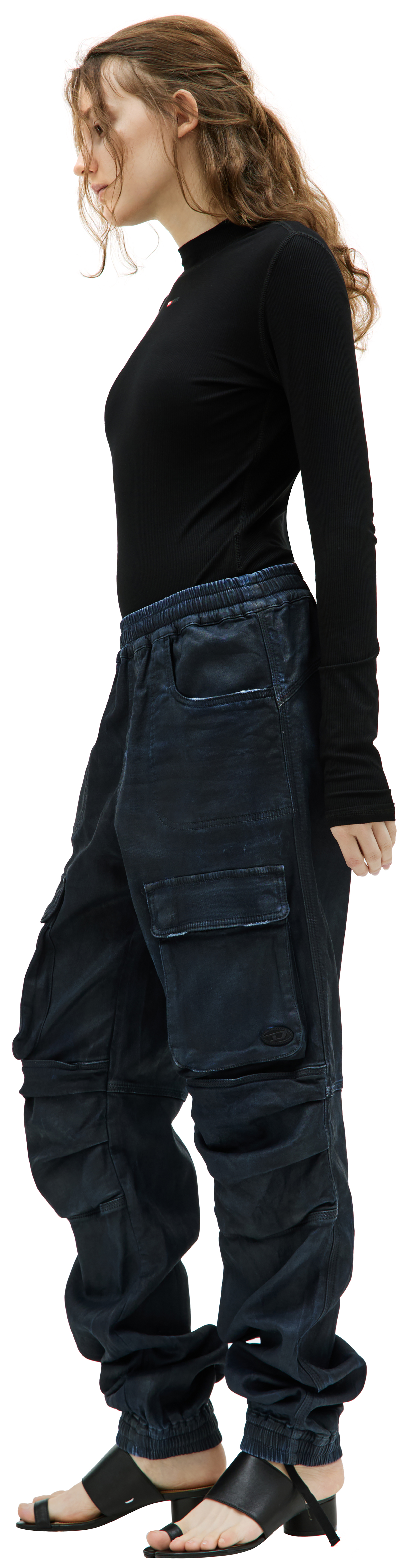 パンツ DIESEL IndigoWash Cargo Denim Pant 23ss Amazon | (ディーゼル) DIESEL SS23 レディース デニム カーゴ