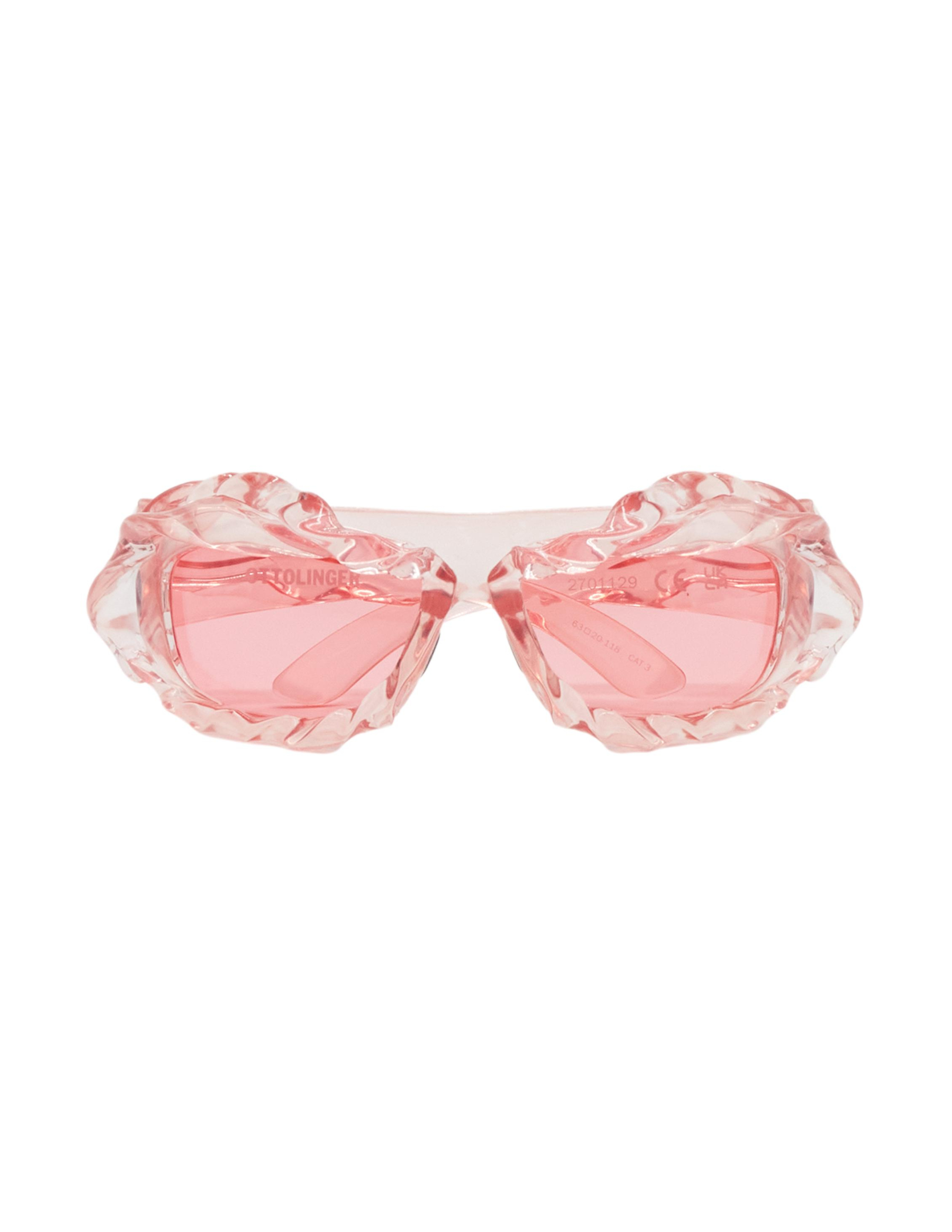 Ottolinger Twisted Sunglasses In Pink