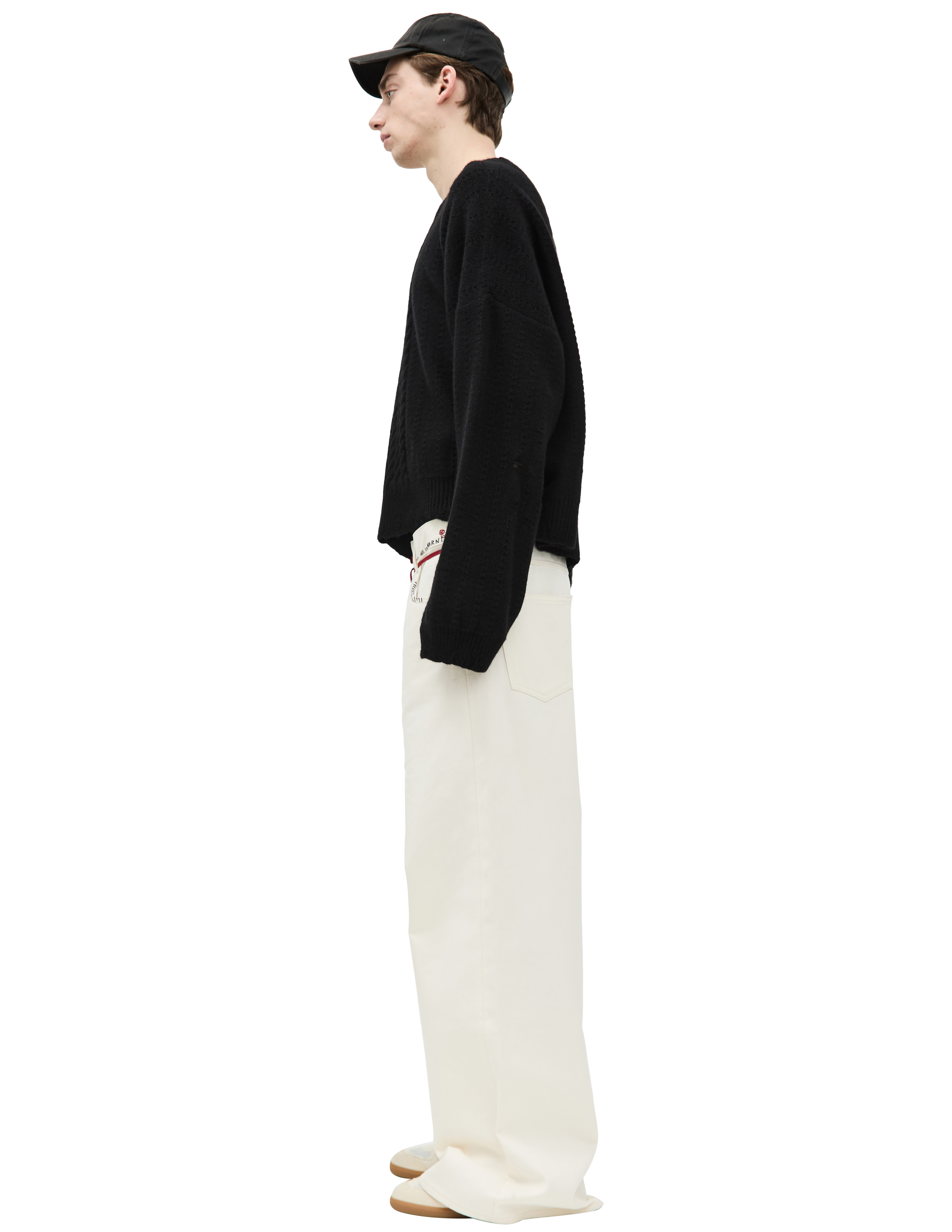 Enfants Riches Deprimes Cashmere Knit Sweater In Black