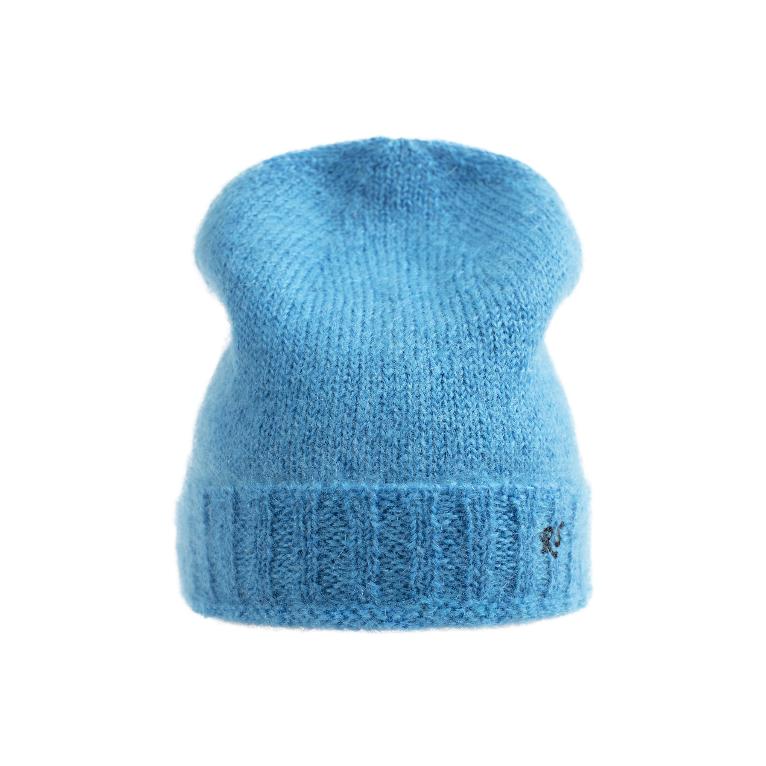 neon blue beanie