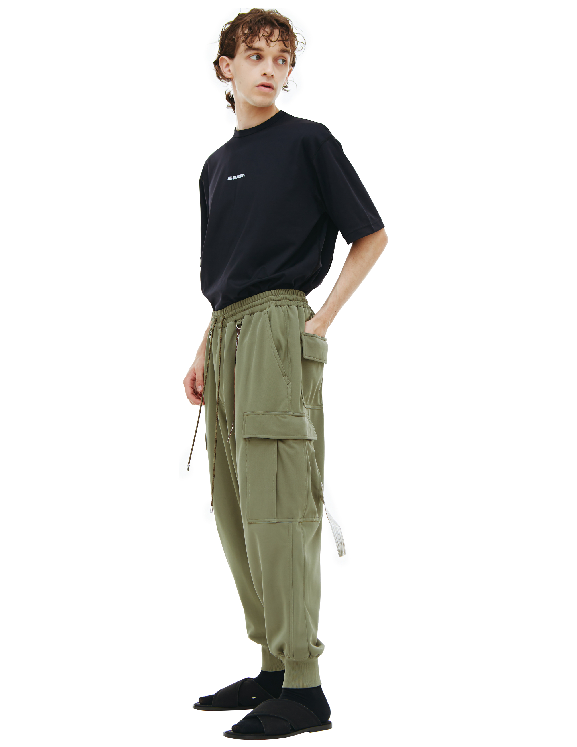 Mastermind WORLD Khaki cargo trousers