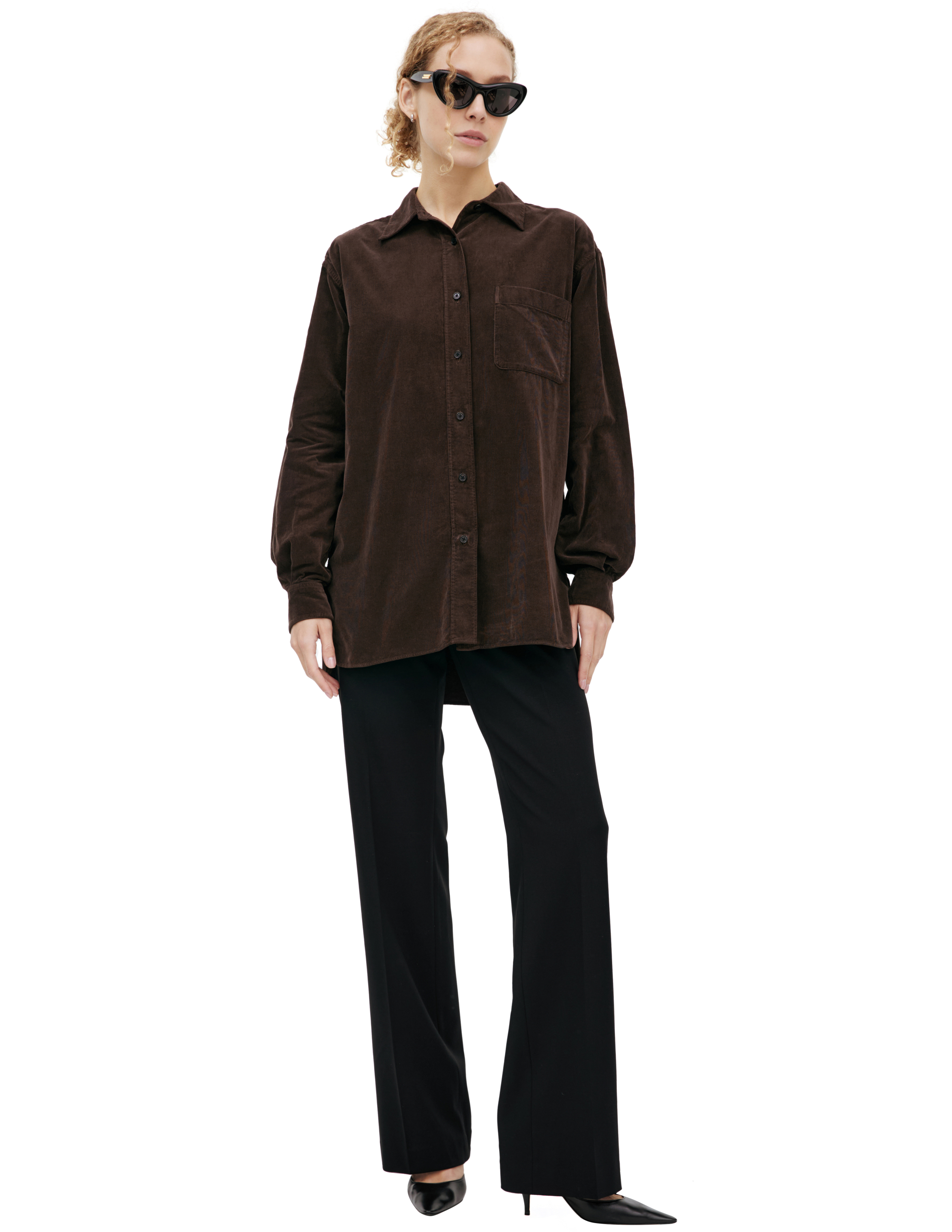 The Row Corduroy Button-down Shirt