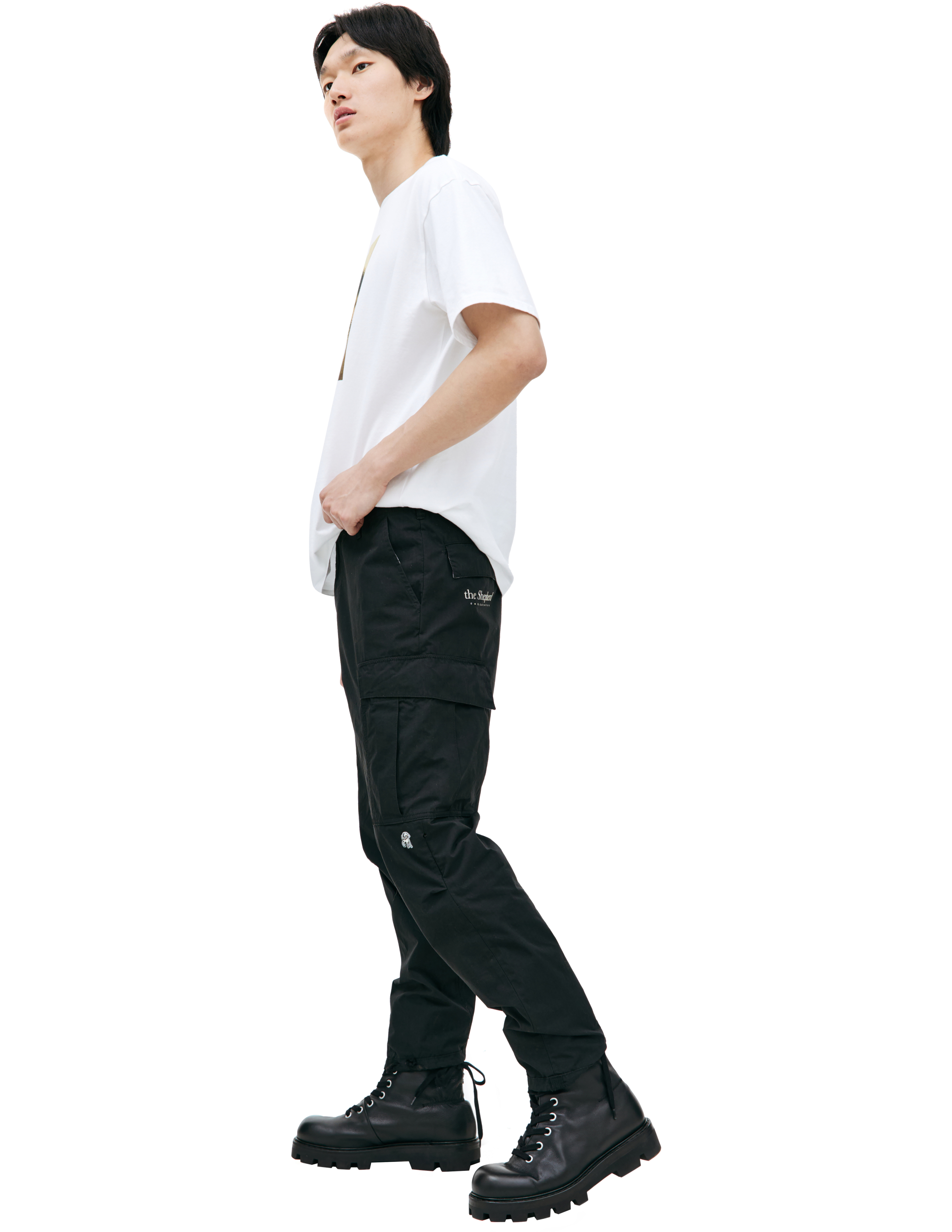 Shop Undercover Black Cargo Trousers