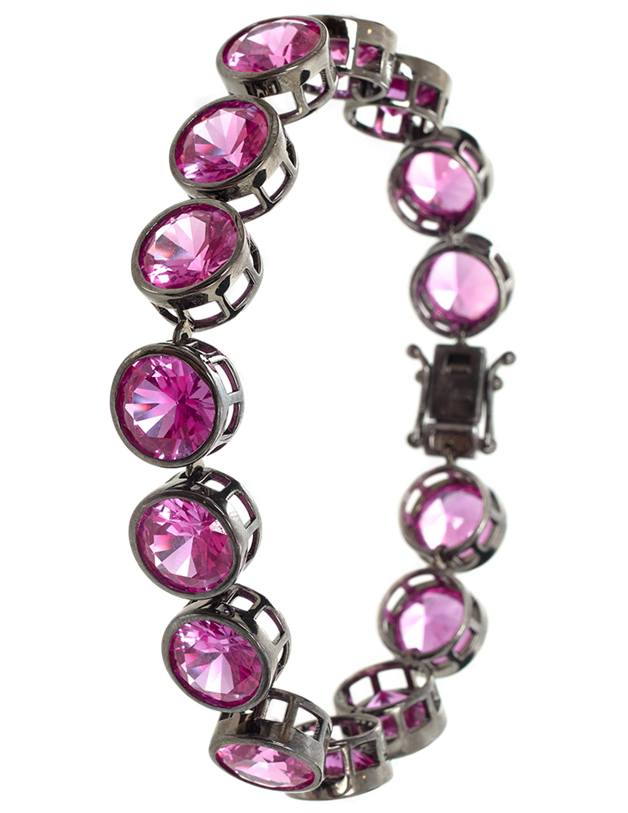 Bracelet with colored stones