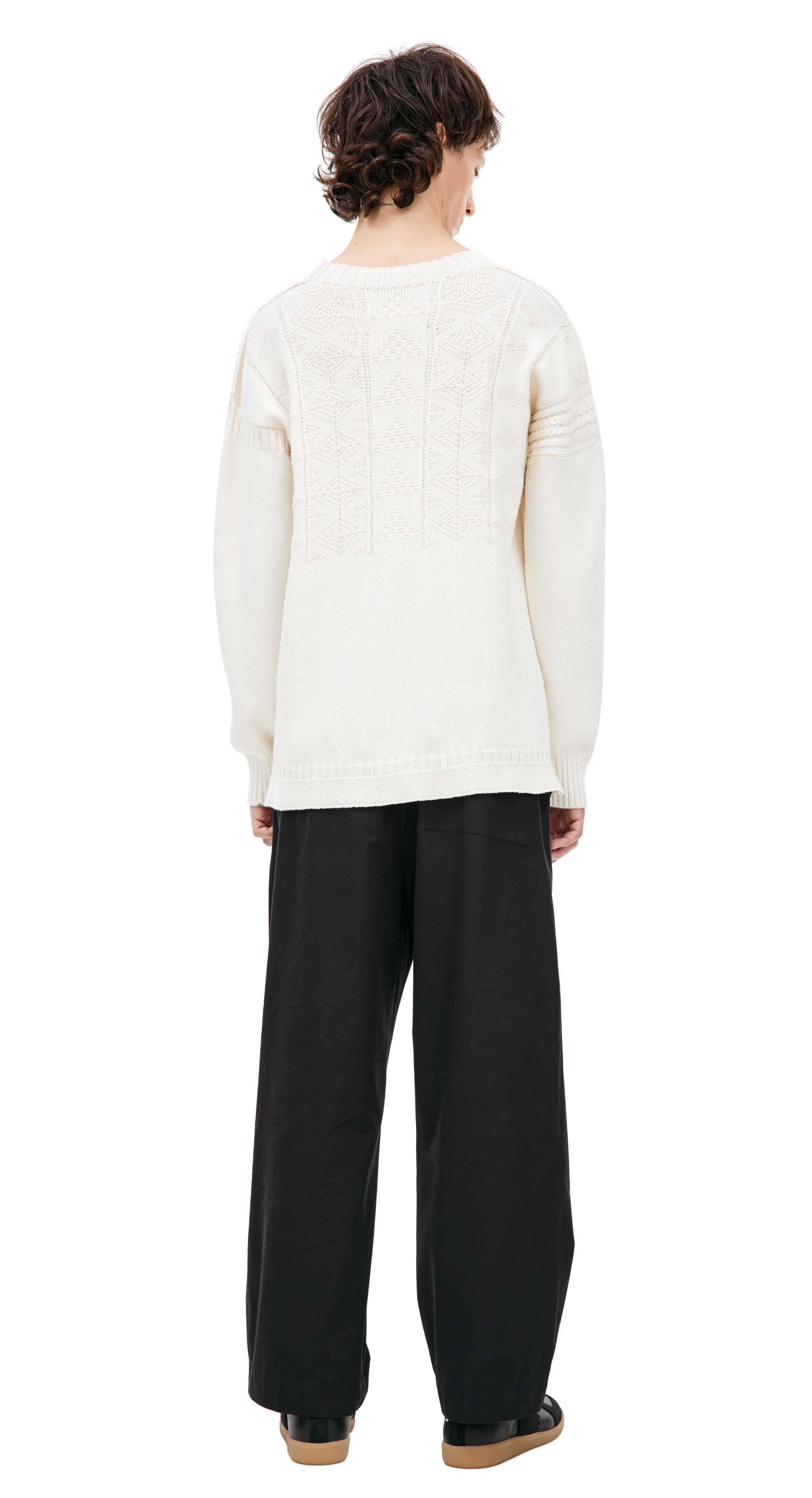 スウェット・トレーナー MAISON MARGIELA Sand Cashmere Blend Sweater MAISON MARGIELA Sand Cashmere Blend Sweater (Maison Margiela
