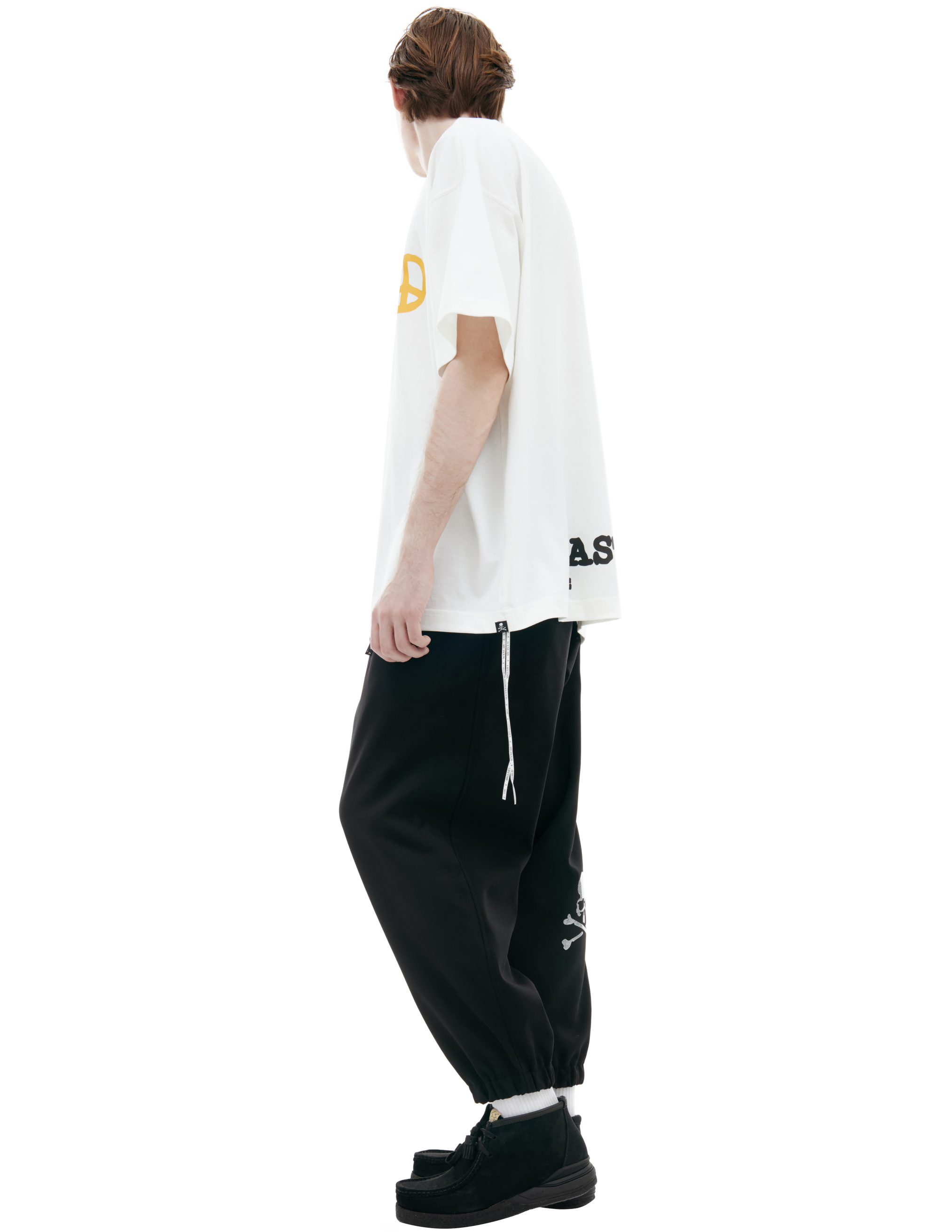 MASTERMIND JAPAN WHITE PRINT T-SHIRT