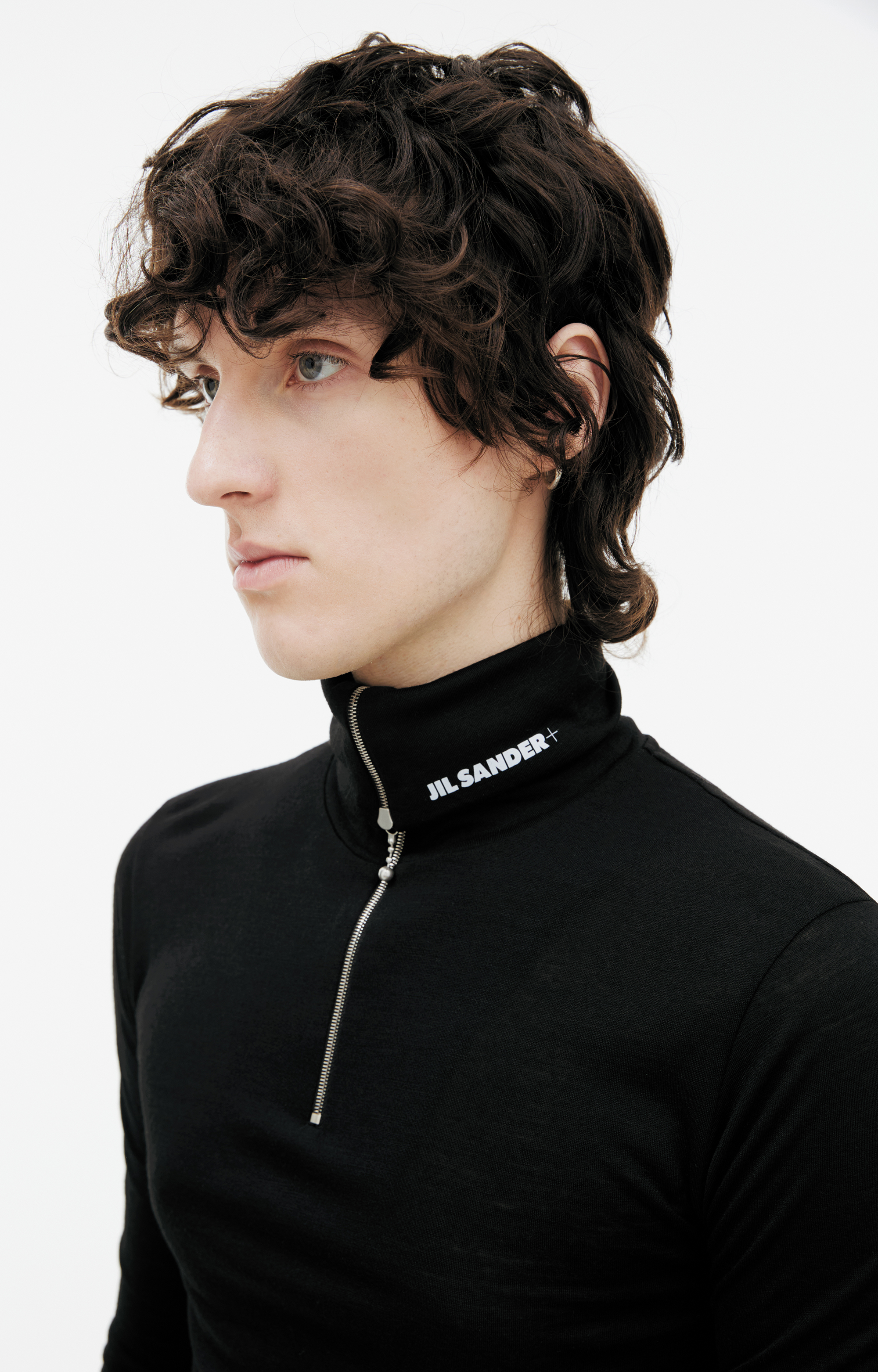 ヌメ太郎 Buy Jil Sander men black zippered turtleneck for $420 online