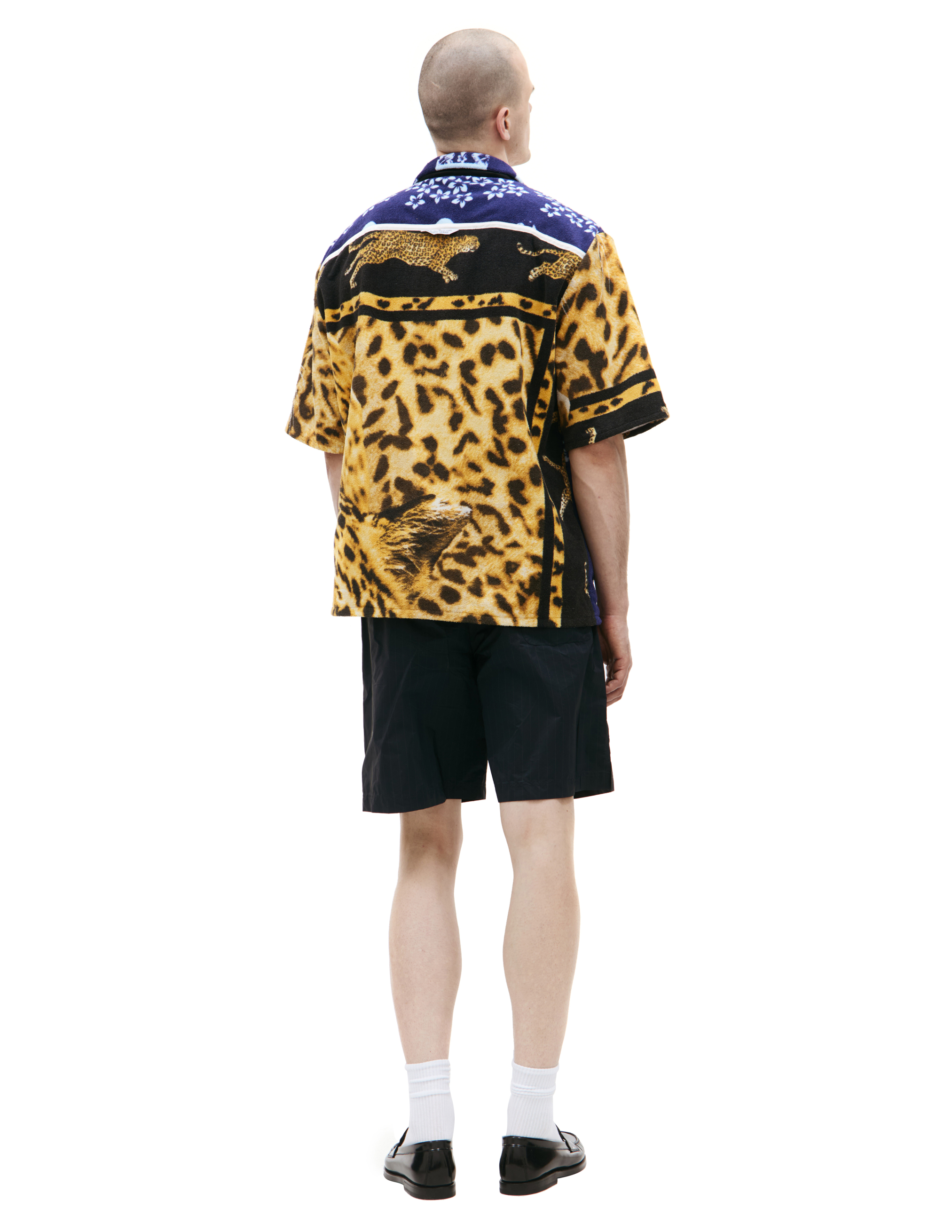 Shop Marine Serre Animal Printed Shirt In Multicolor