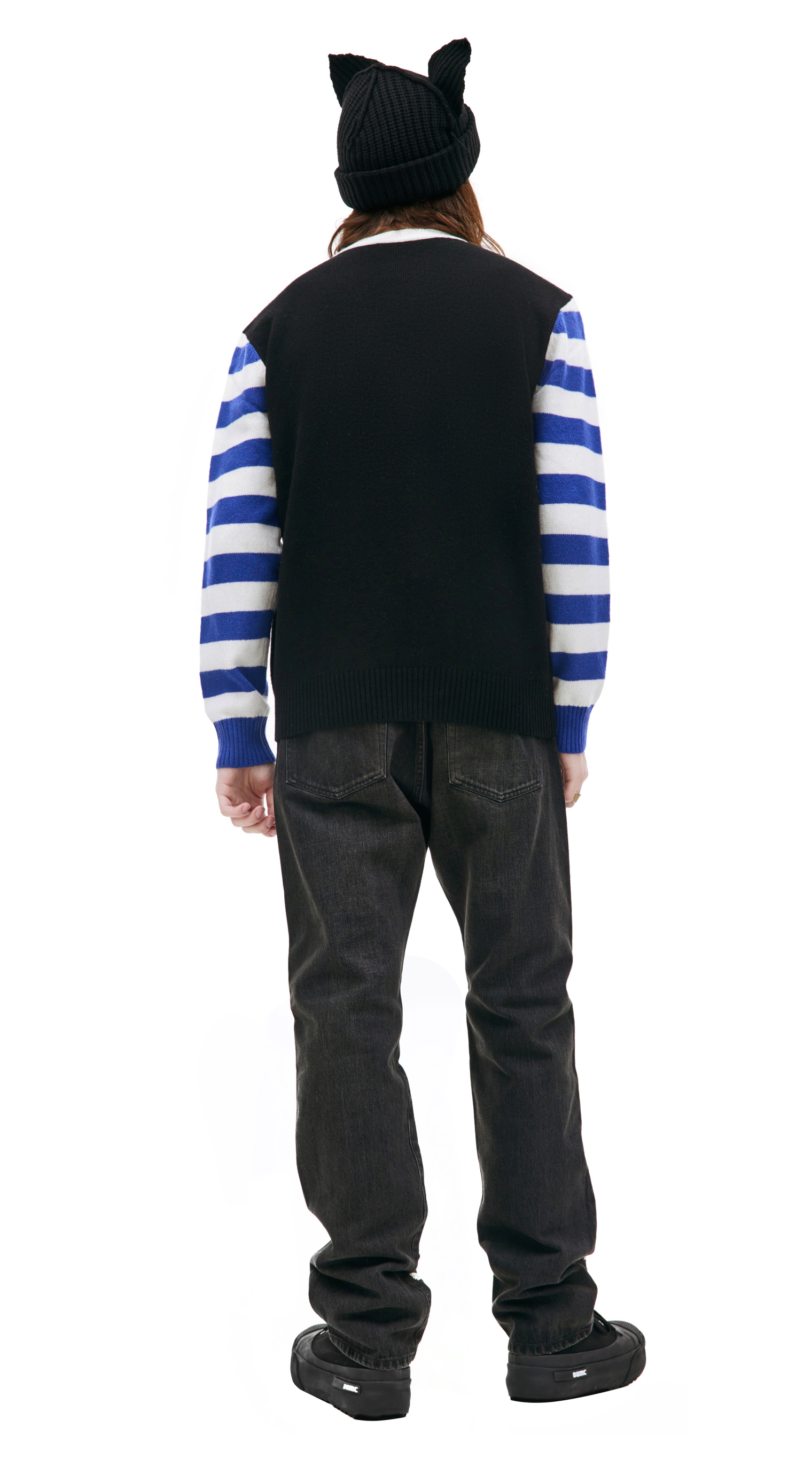 CHARLES JEFFREY LOVERBOY Intarsia graphic sweater