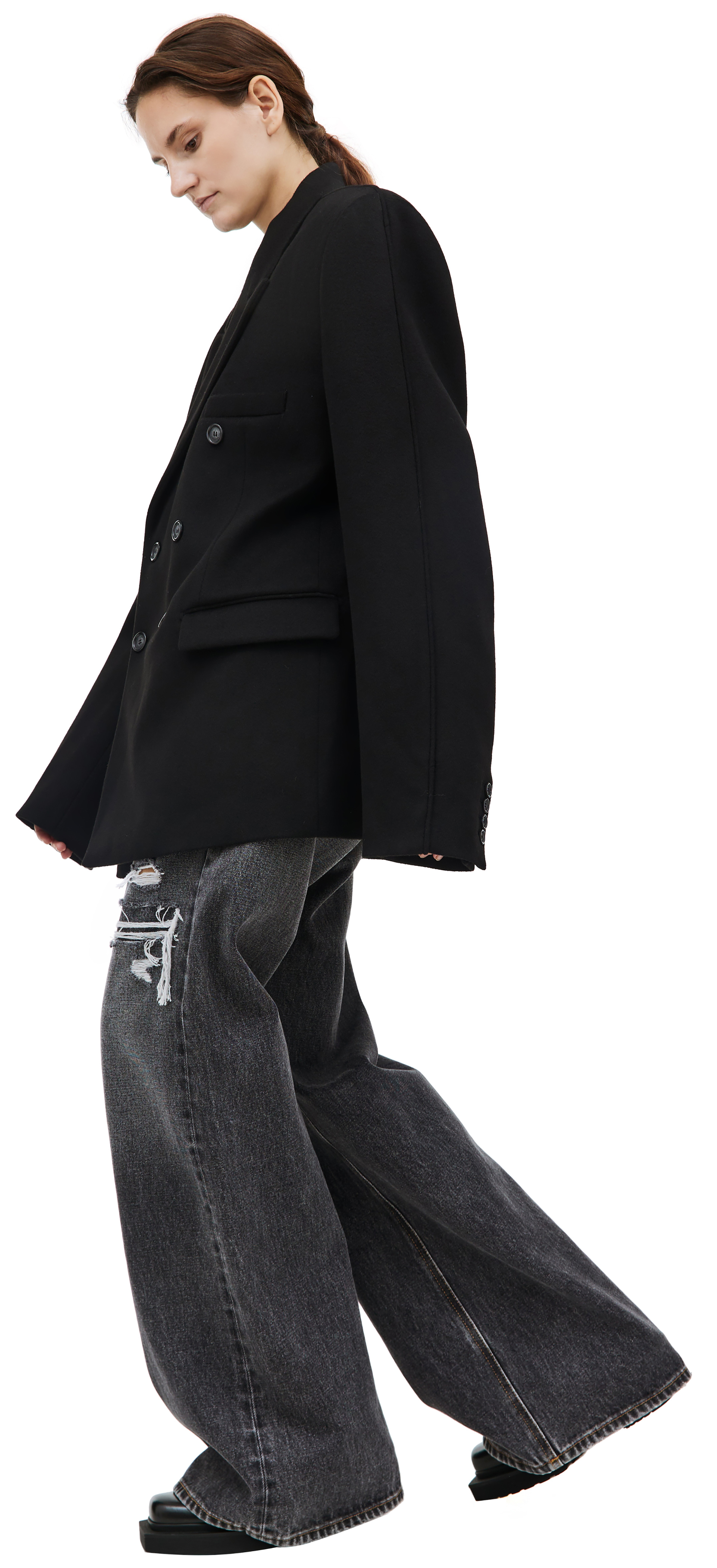 VTMNTS Black wool blazer