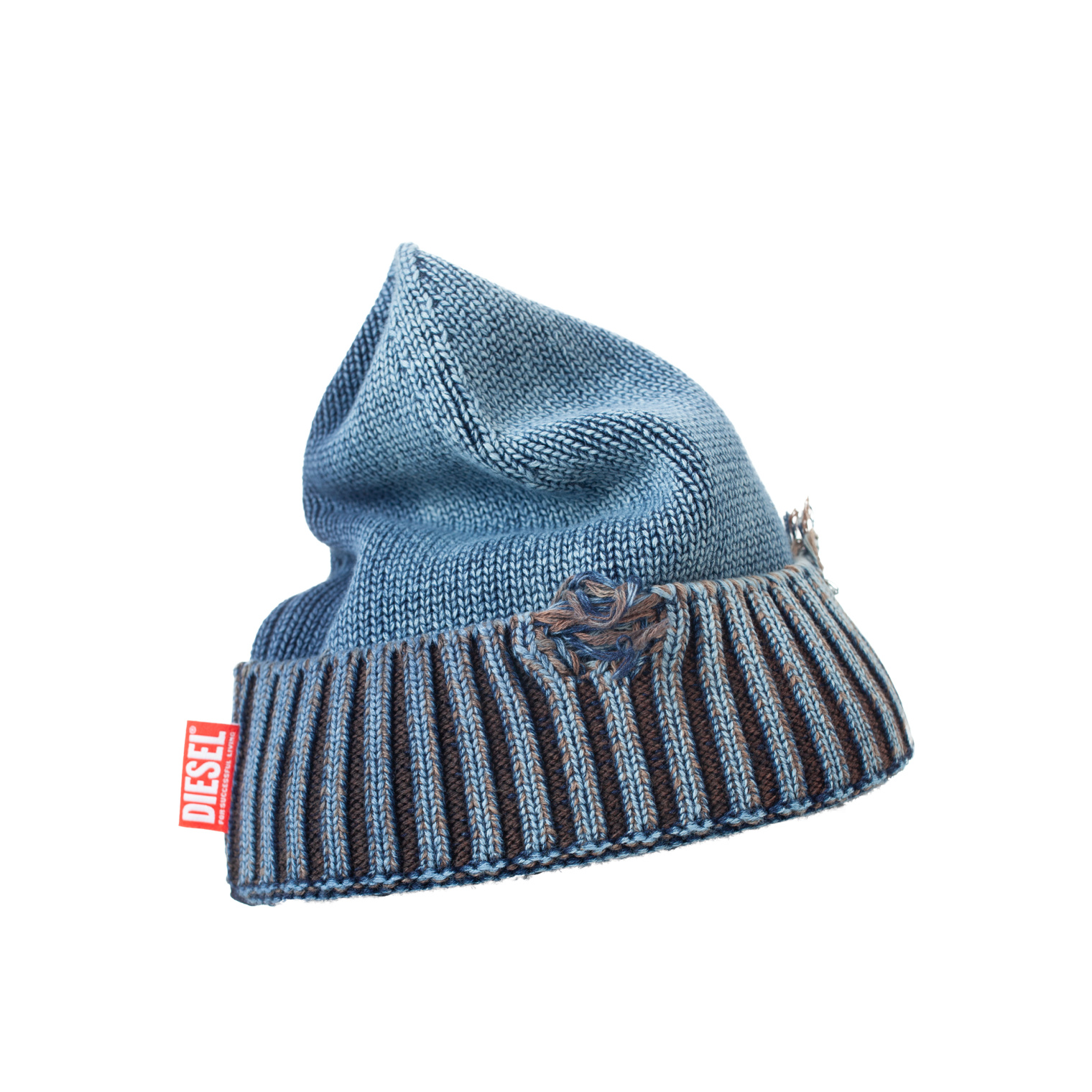 Diesel Blue cotton beanie