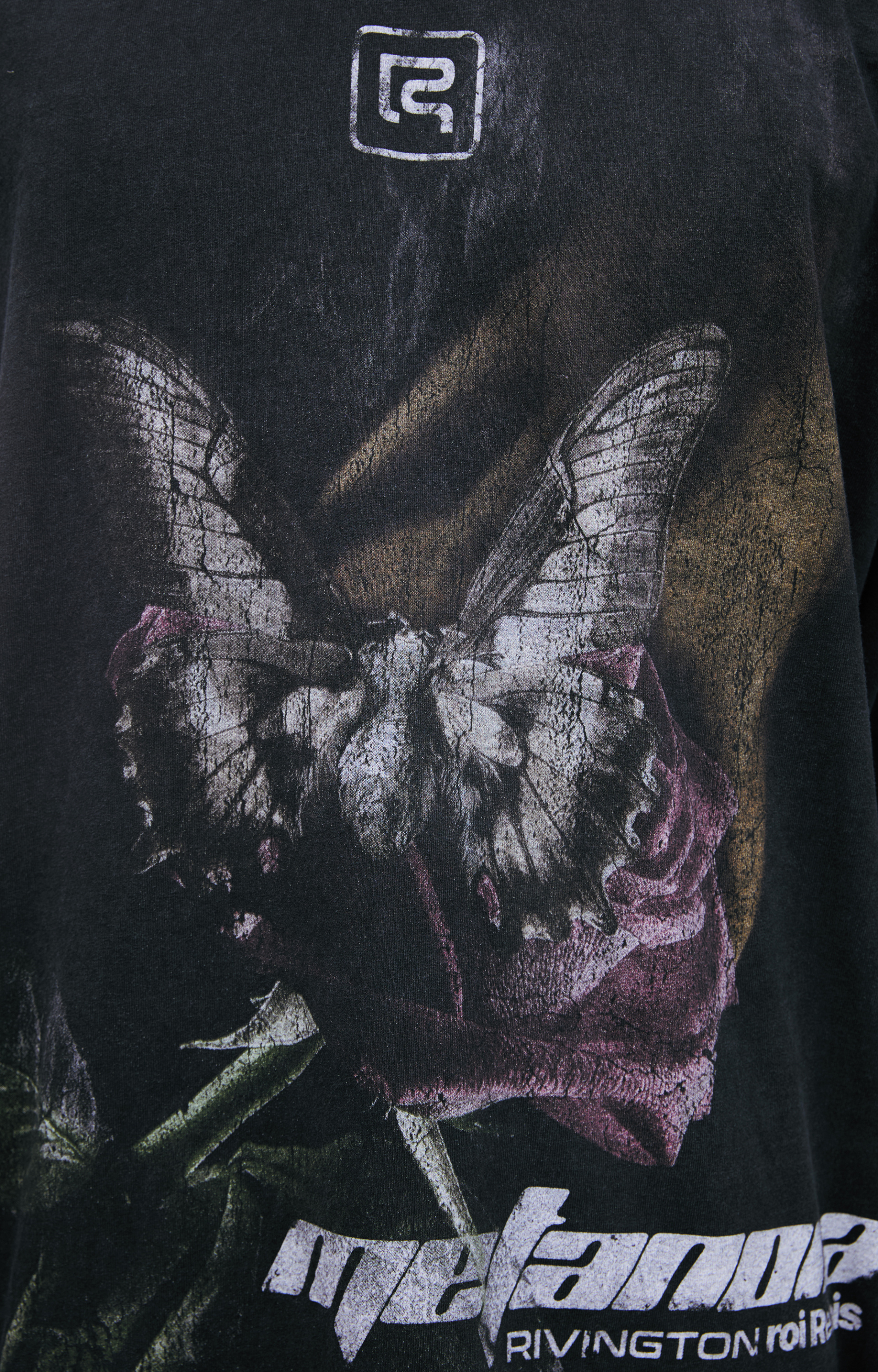 RRR123 Printed cotton long-sleeve shirt