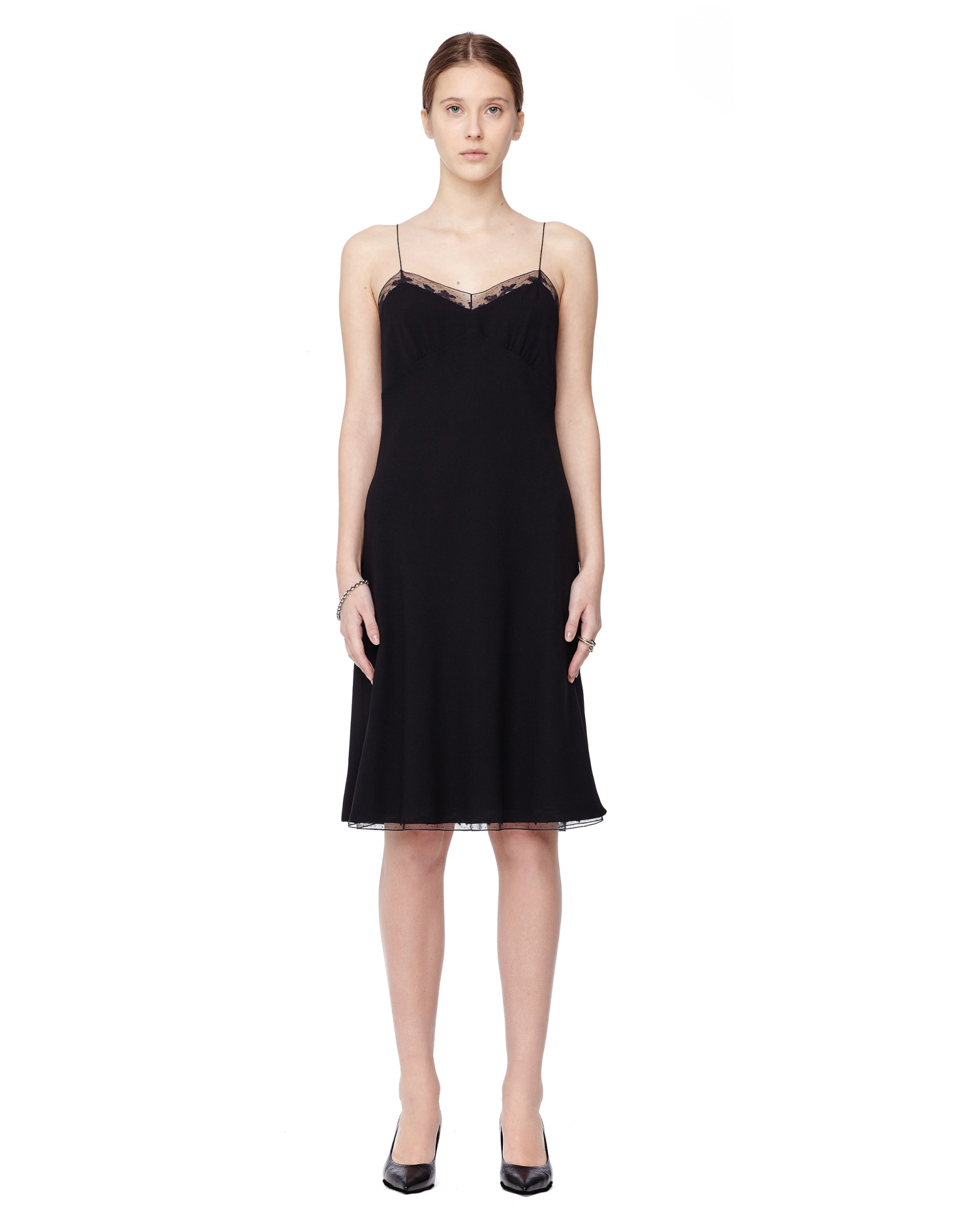 The Row Santi silk slip dress