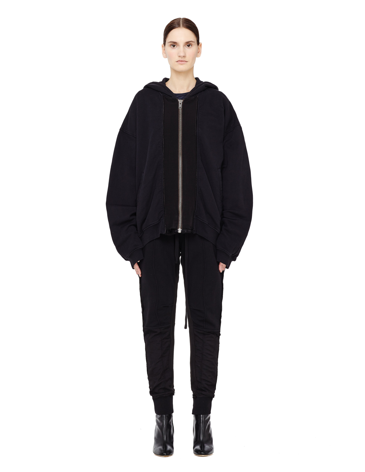 Haider Ackermann Хлопковые брюки-треники на кулиске