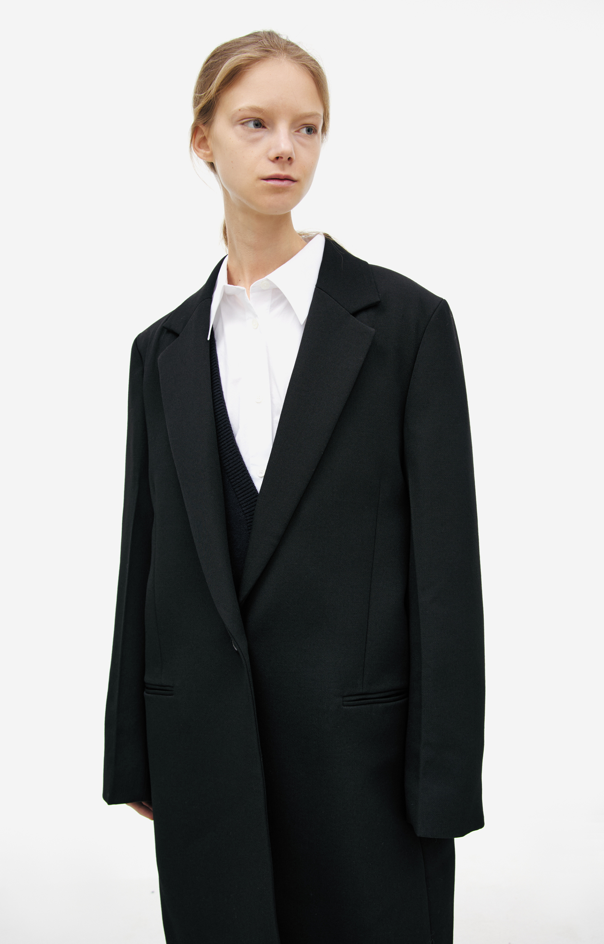 TOTEME Single-breasted wool coat