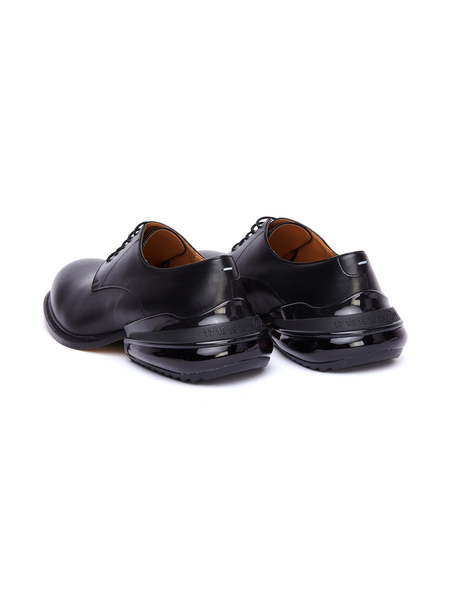 Maison Margiela Black Leather Airbag Derby