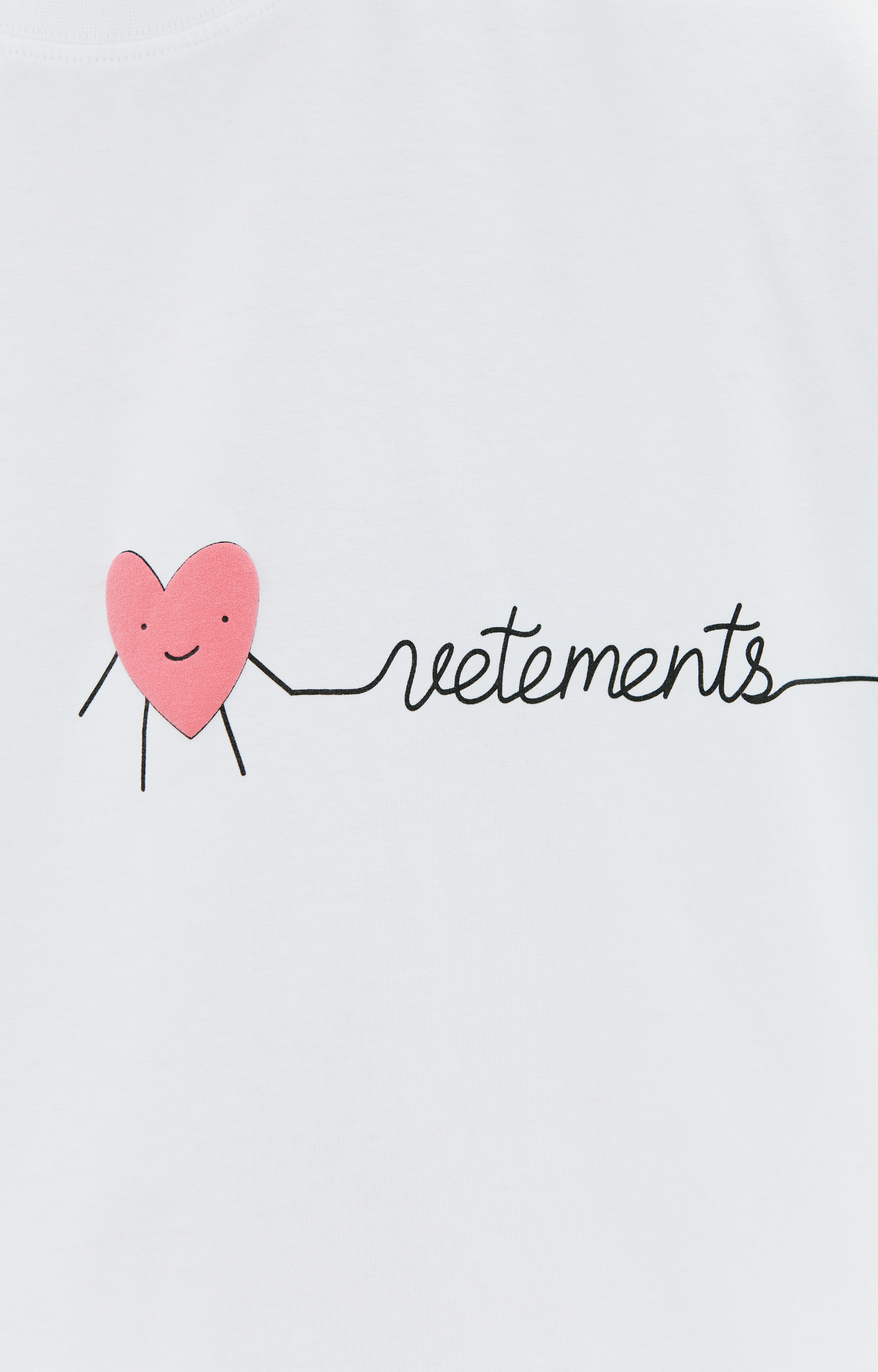 VETEMENTS White cotton t-shirt