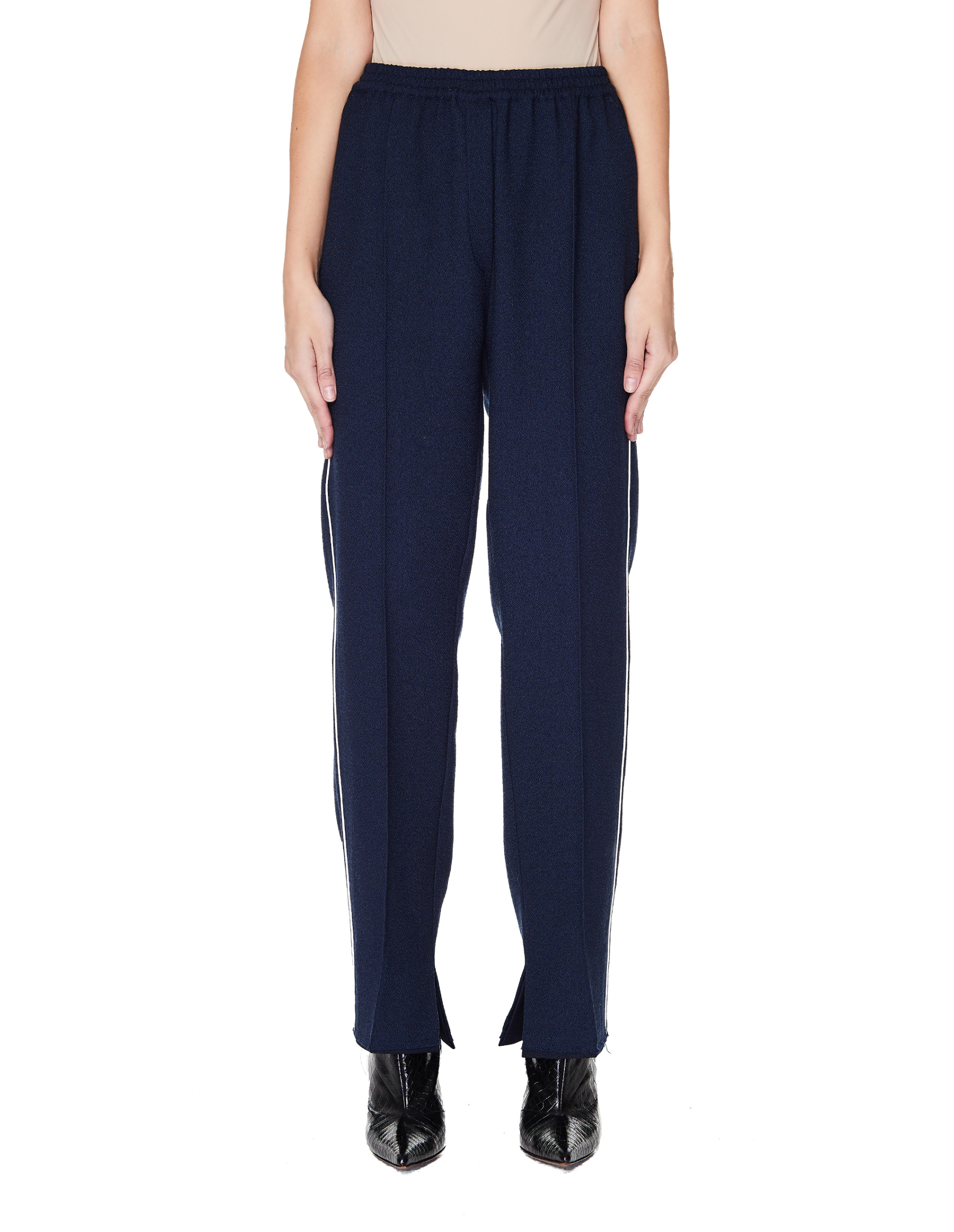 Golden Goose Navy Blue Wool Trousers