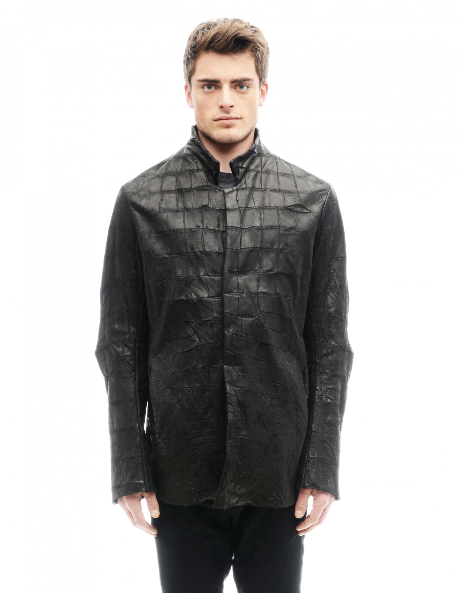 Isaac Sellam Crocodile  leather jacket