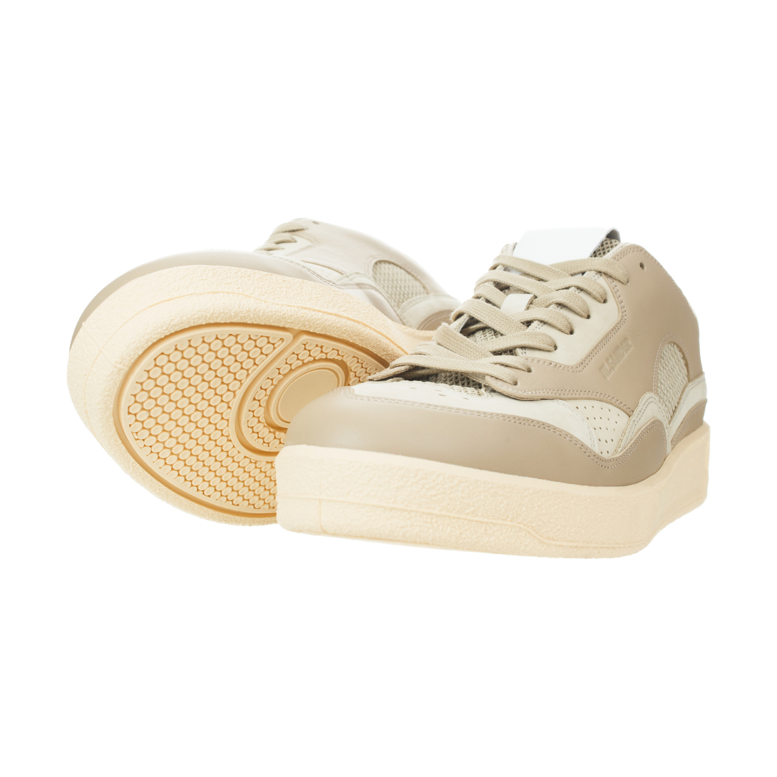 Jil Sander Beige leather sneakers