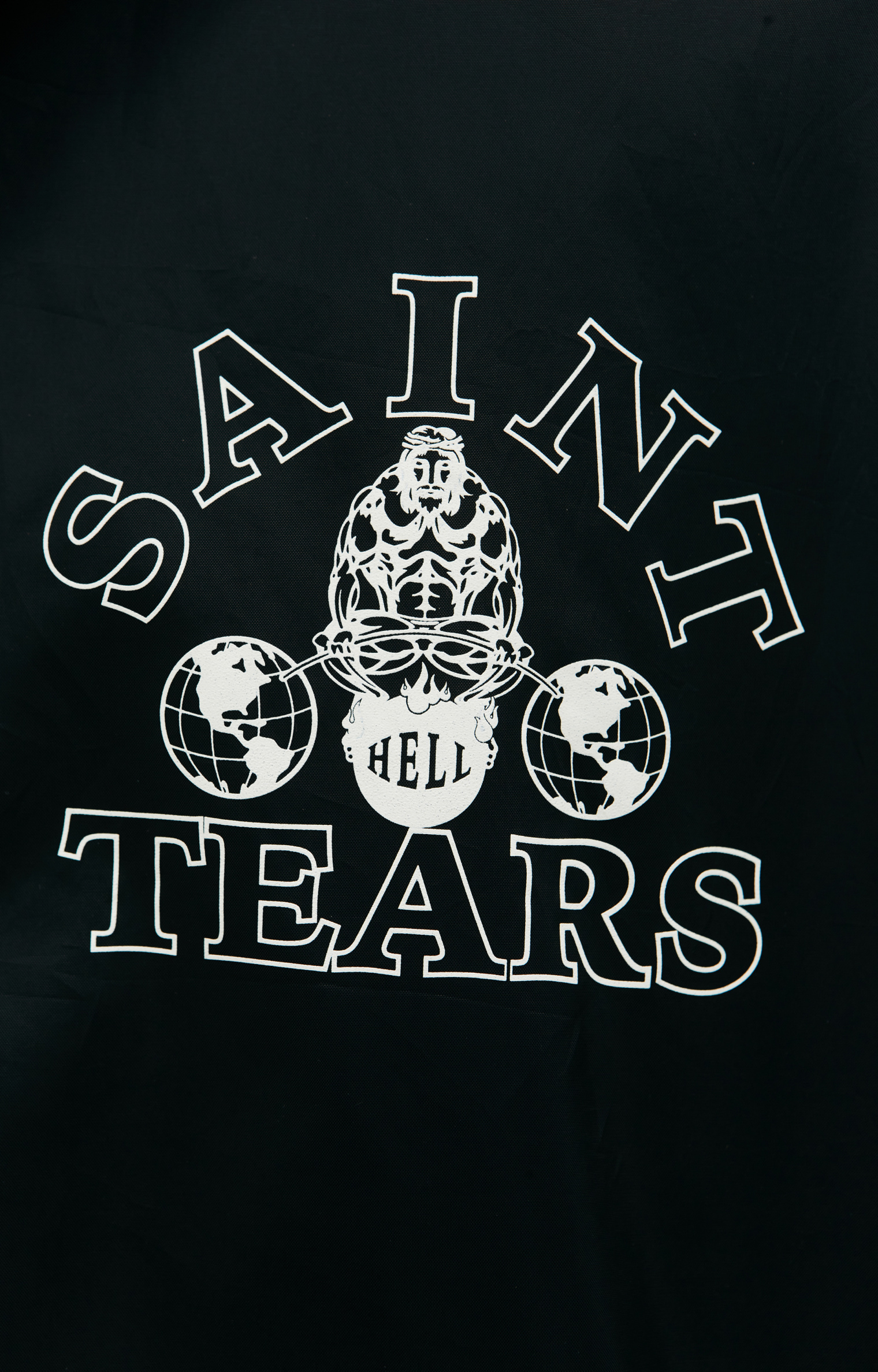 Saint Michael Нейлоновая куртка Saint Michael x Denim Tears с принтом