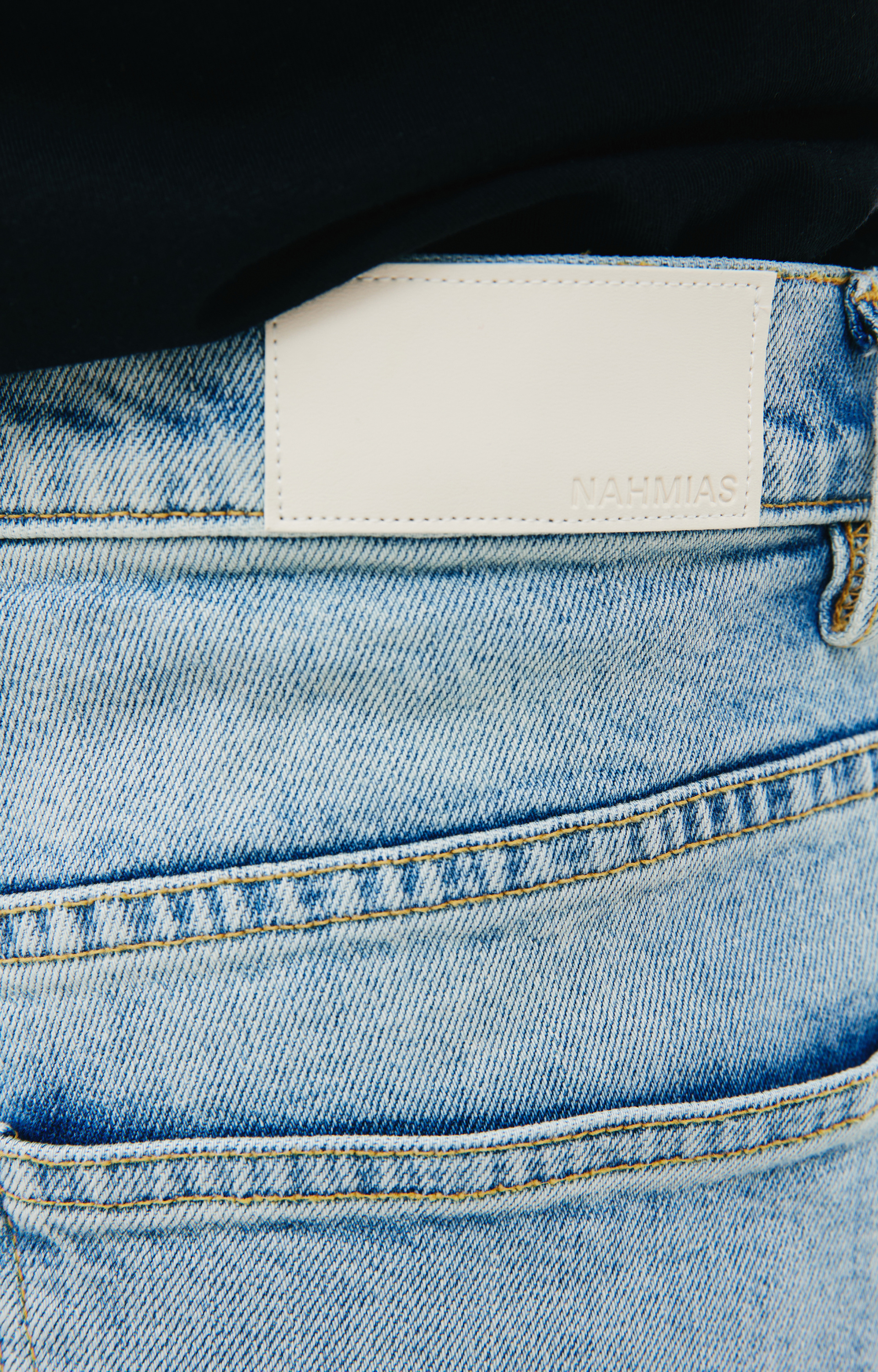 Nahmias Light wash baggy jeans