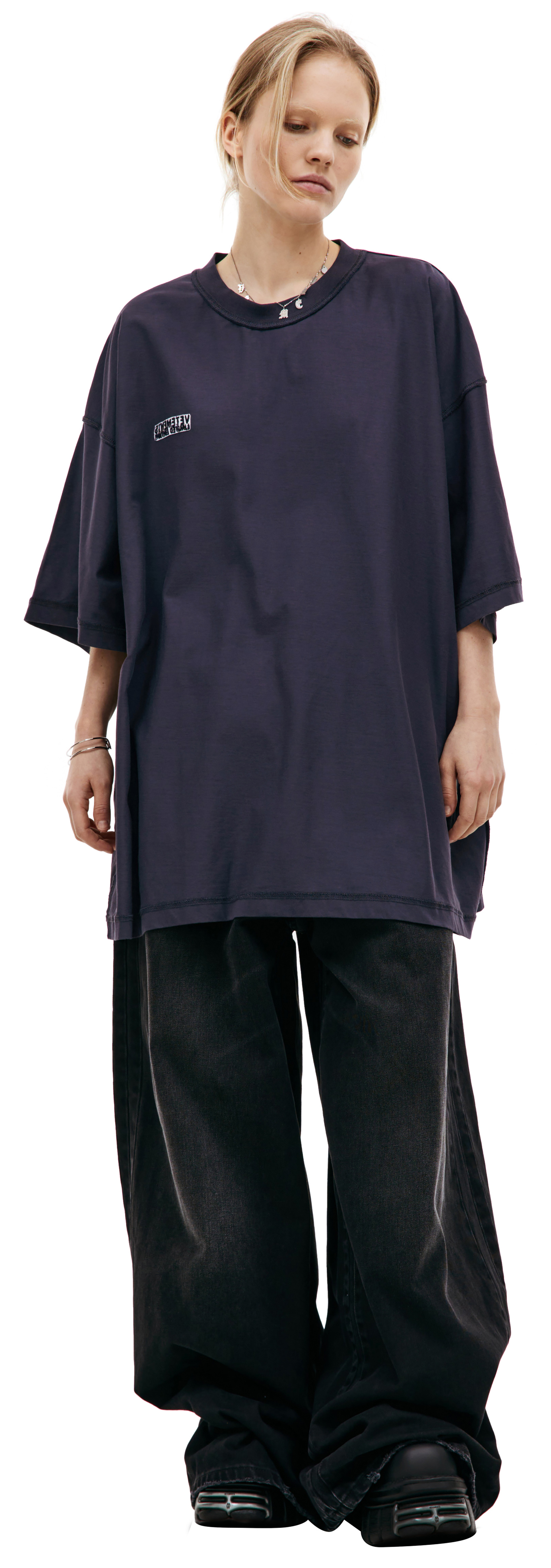 VETEMENTS Oversized inside-out t-shirt