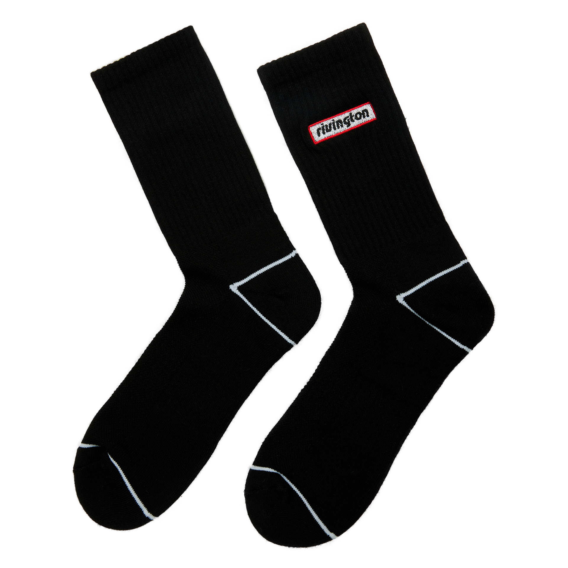 RRR123 Black cotton socks