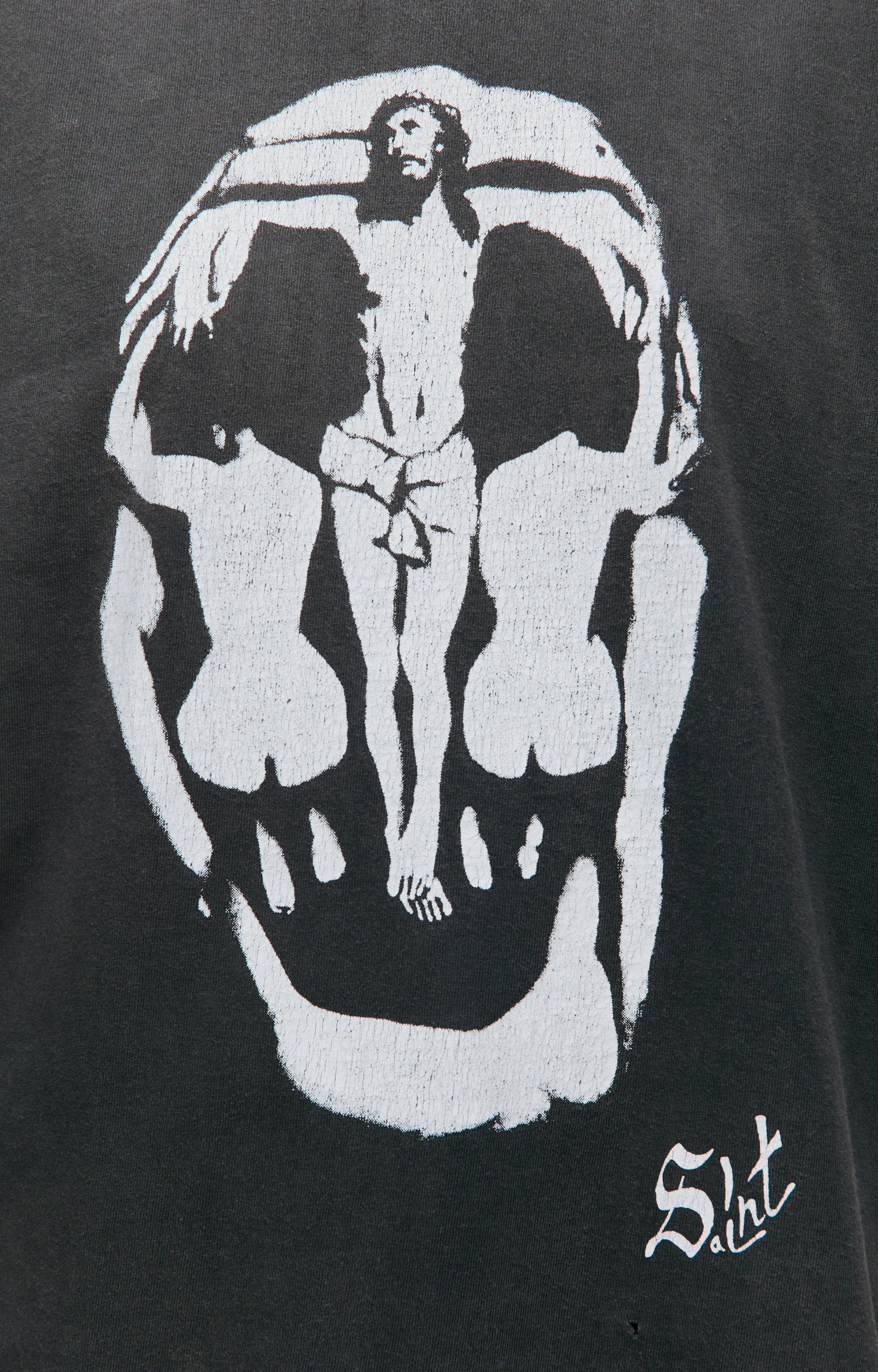 Saint Michael Jesus printed t-shirt