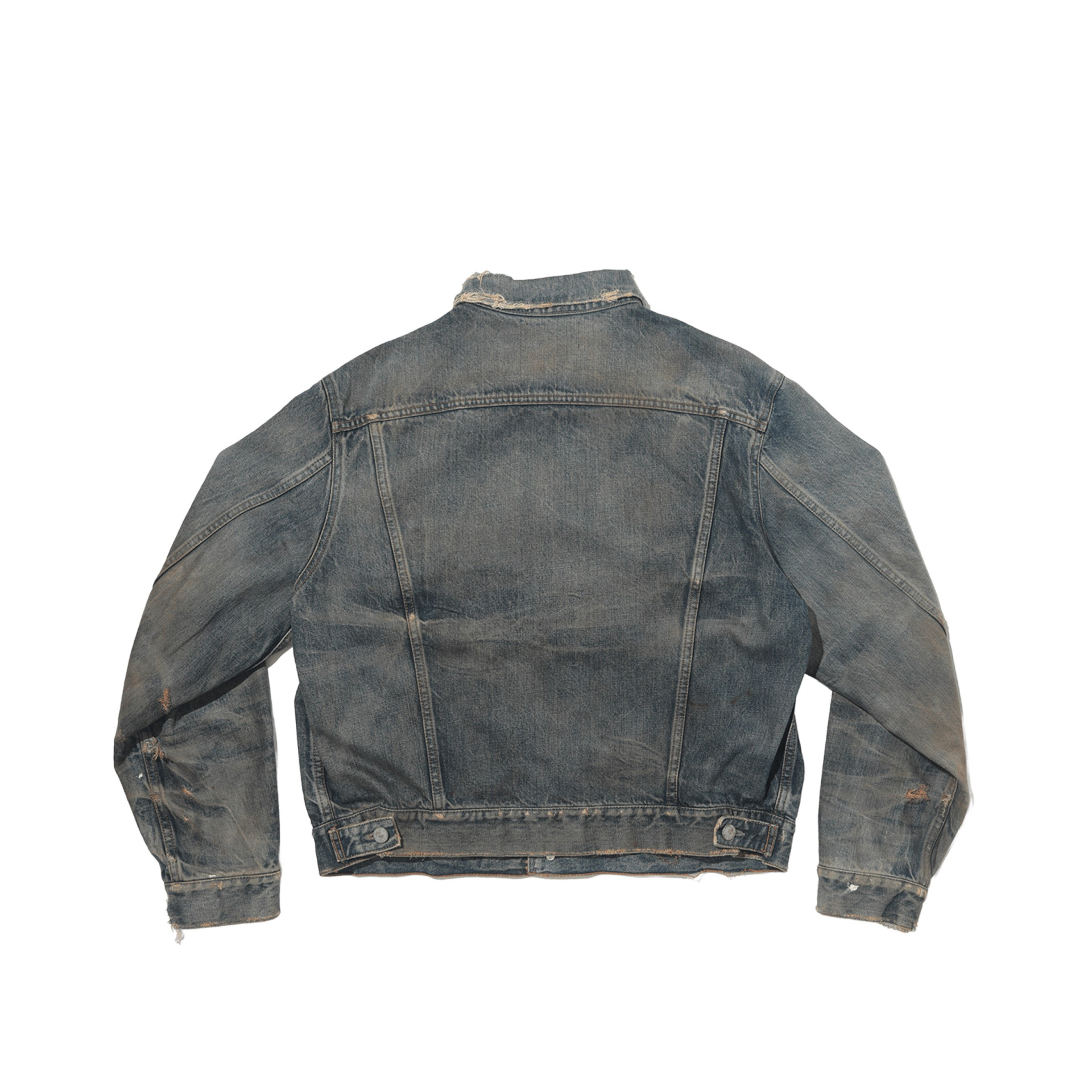 Enfants Riches Déprimés A distressed button-up jacket