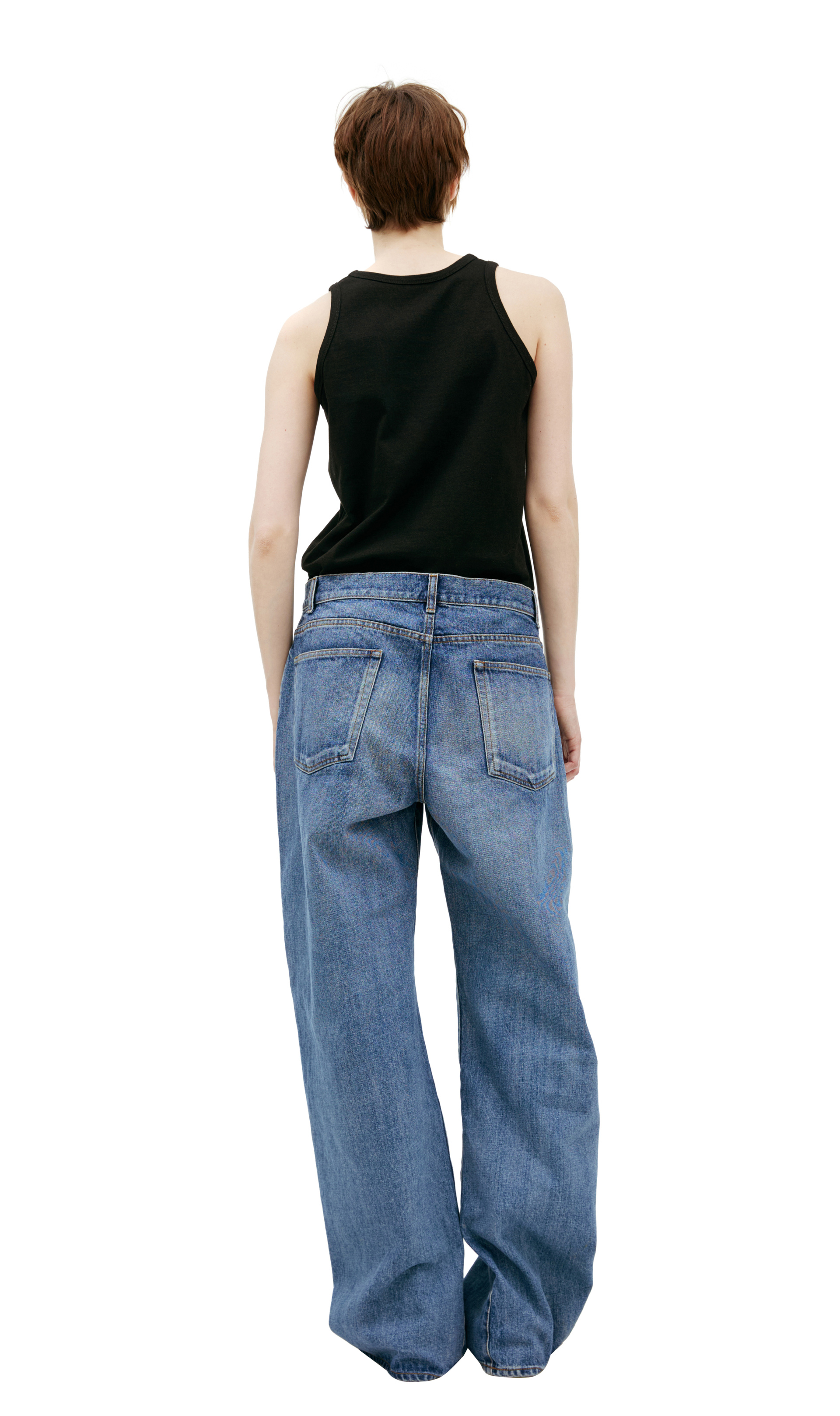 The Row Straight cotton jeans