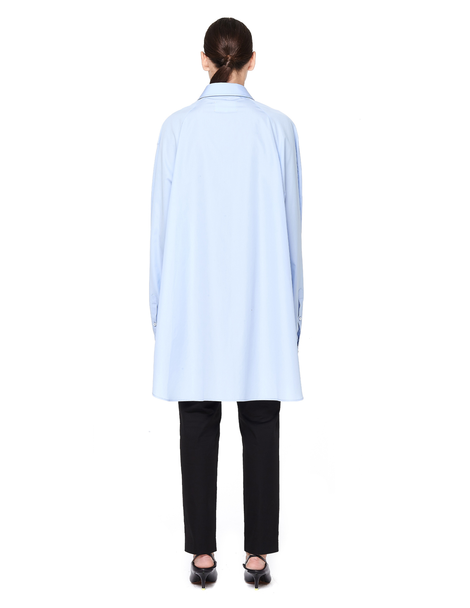 Maison Margiela Light Blue Cotton Oversized Shirt