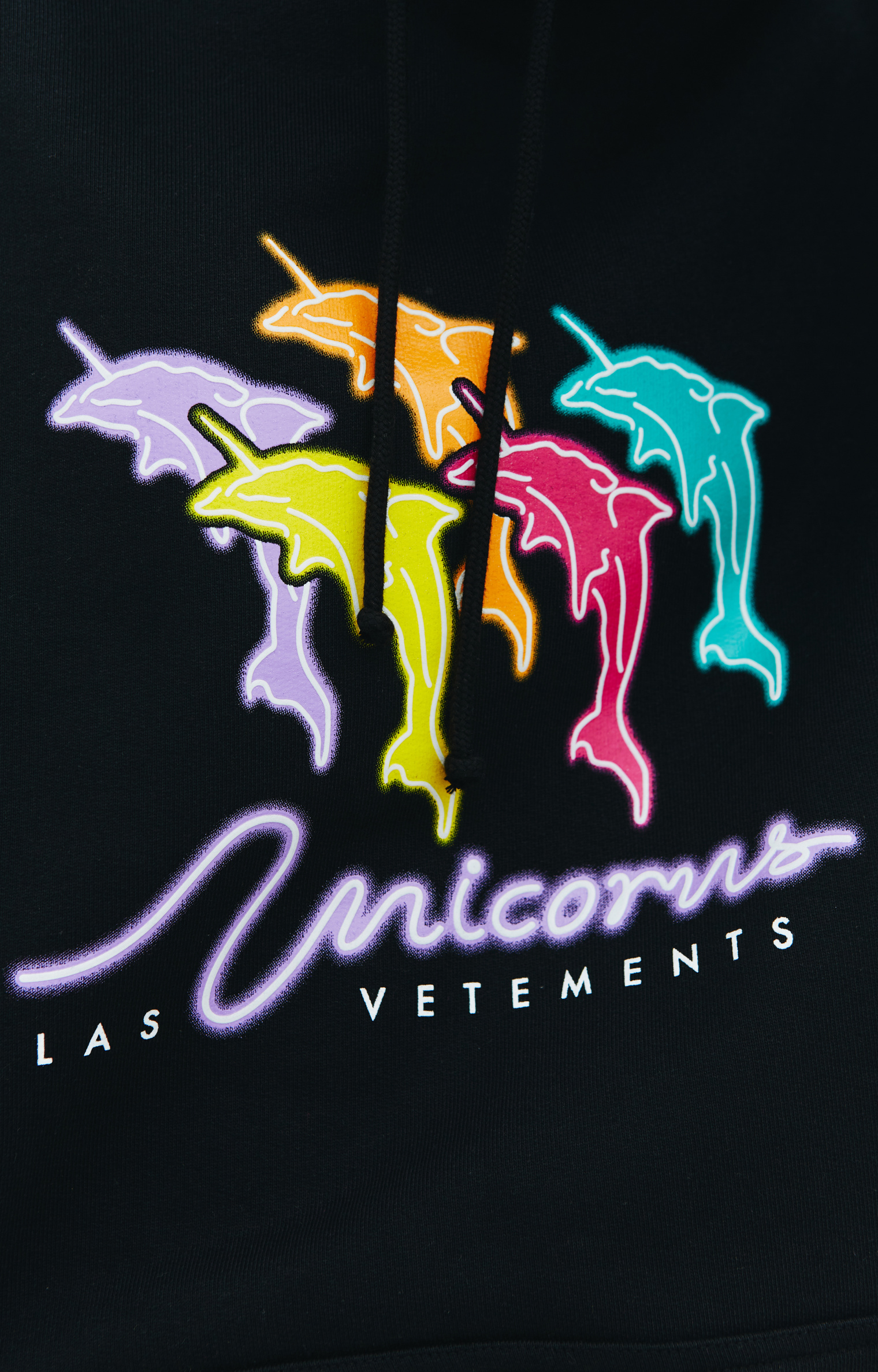 VETEMENTS Dolphin-unicorn hoodie