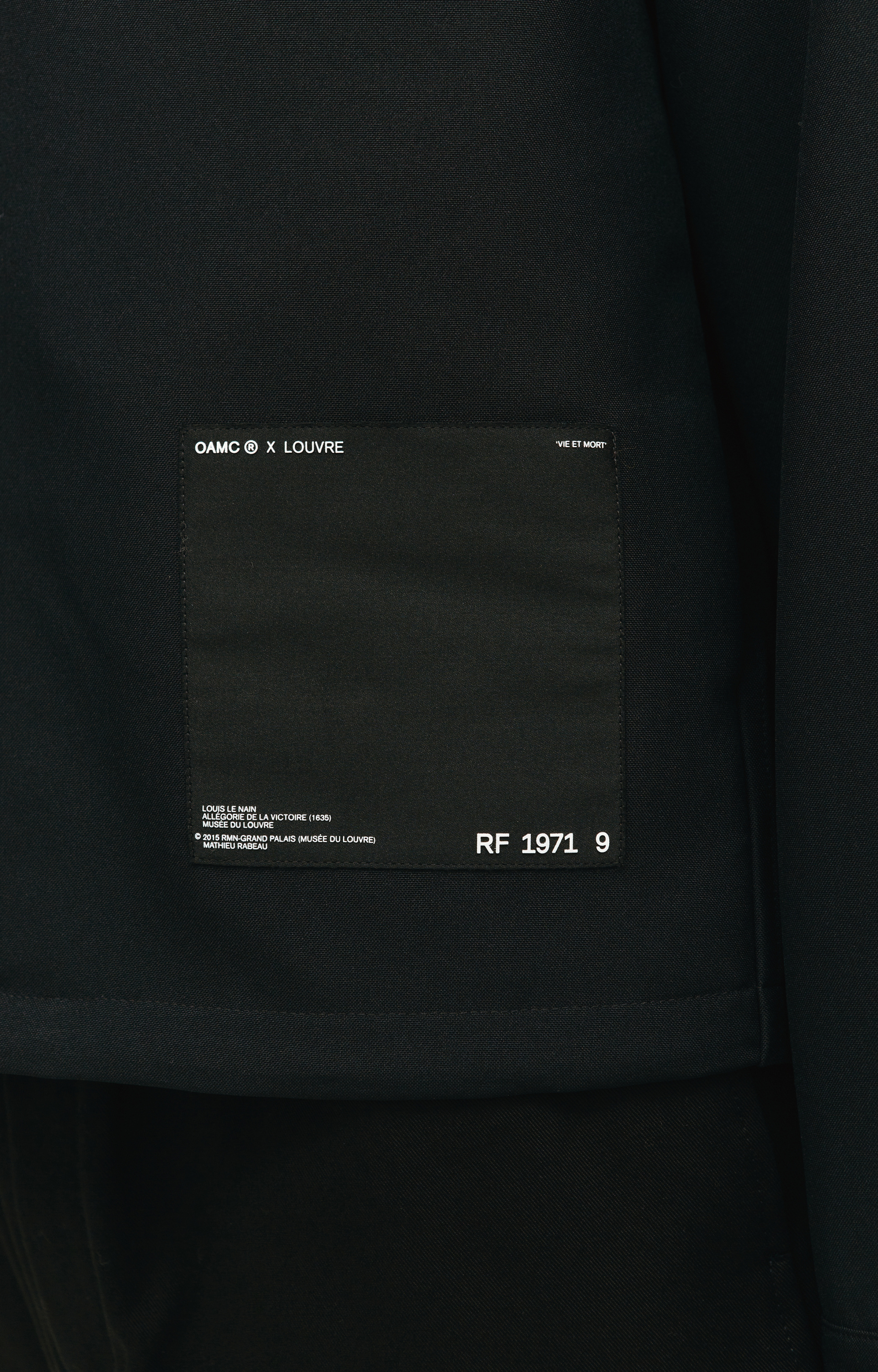 OAMC OAMC x Louvre patch shirt