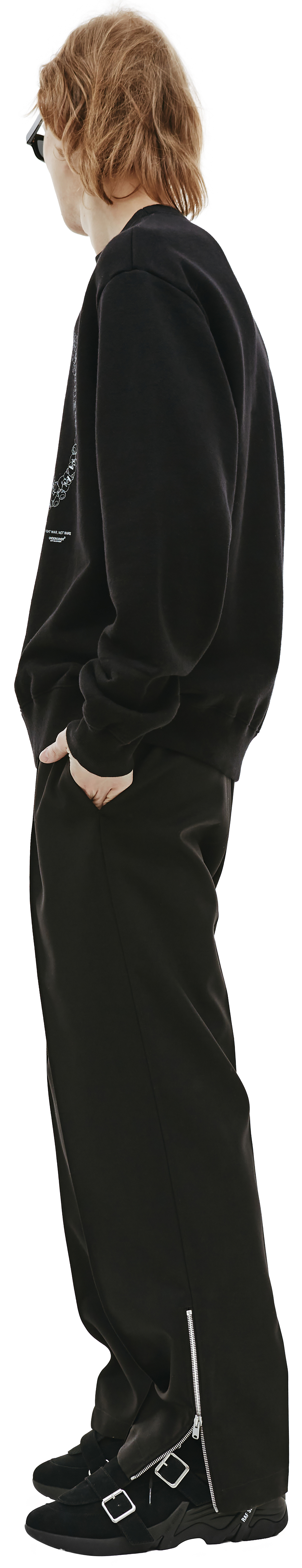 Undercover Black \'Fight War\' Sweatshirt