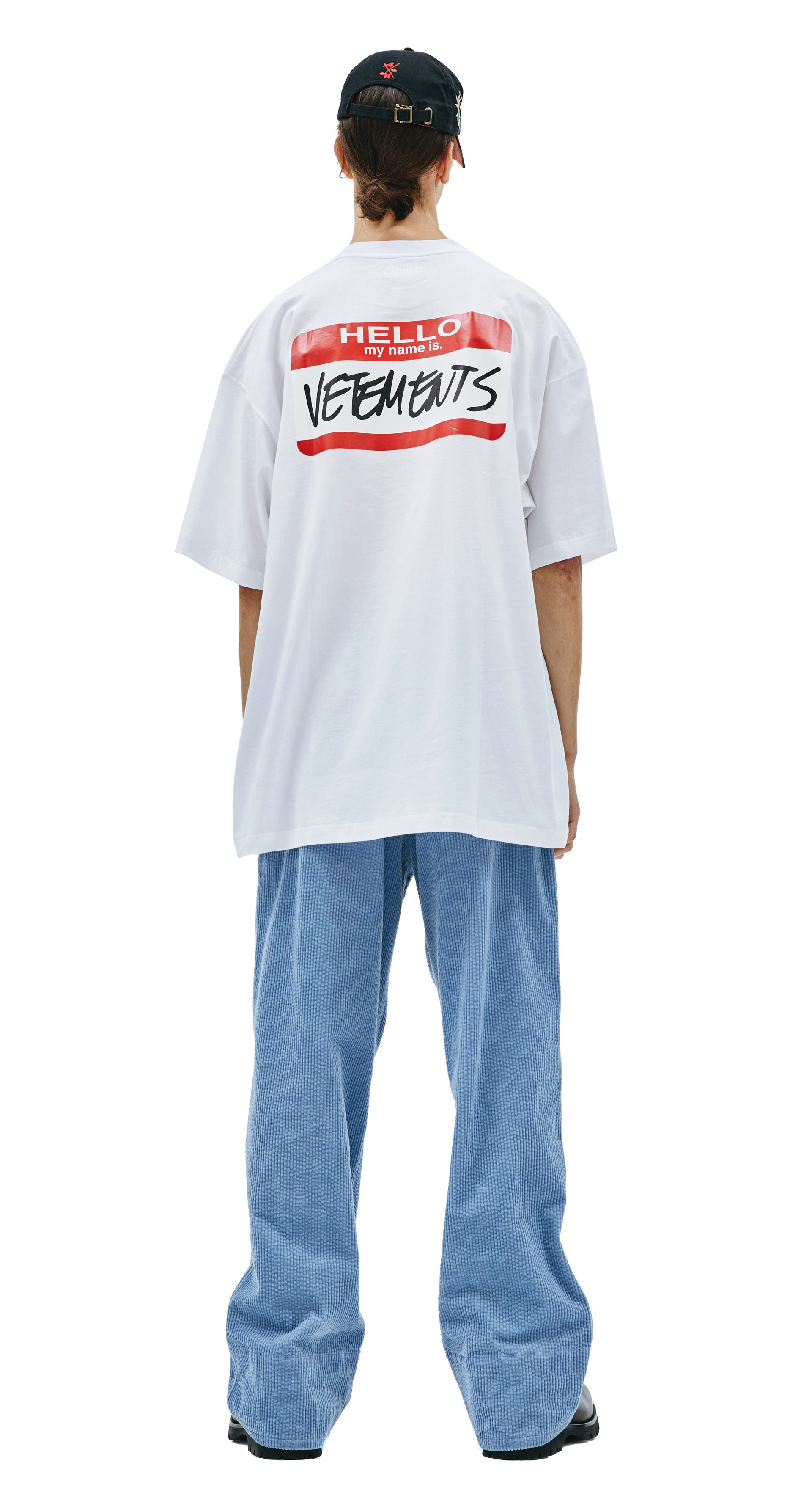 VETEMENTS White printed t-shirt