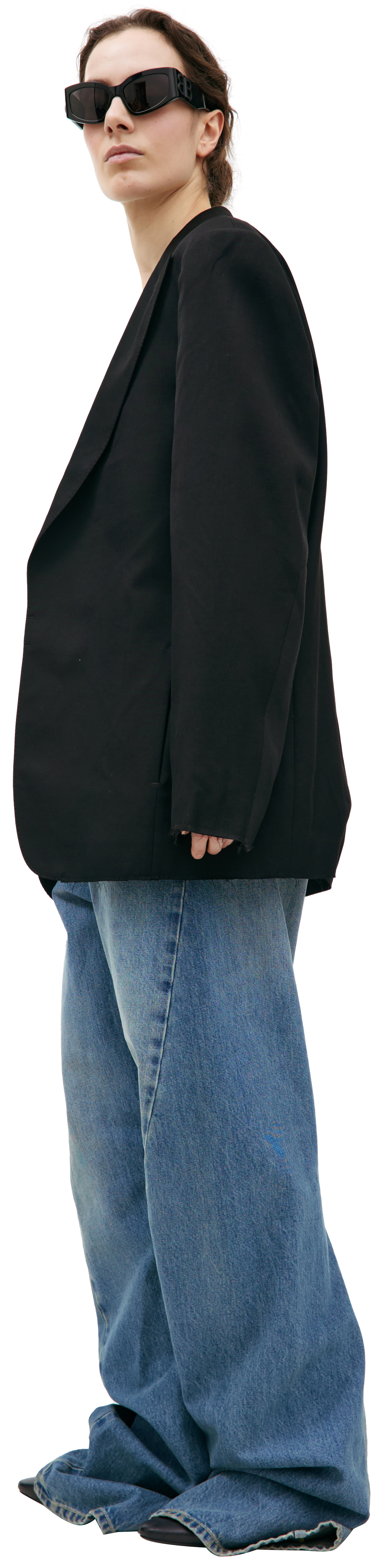 Enfants Riches Déprimés Wool blazer with stitched belt