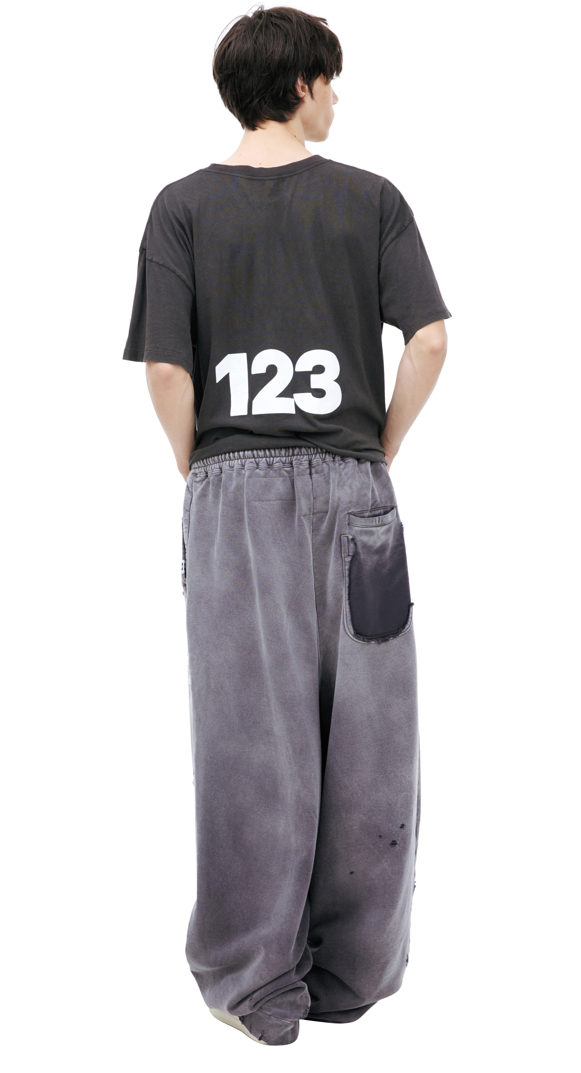 Maison Mihara Yasuhiro Scuffed sweatpants